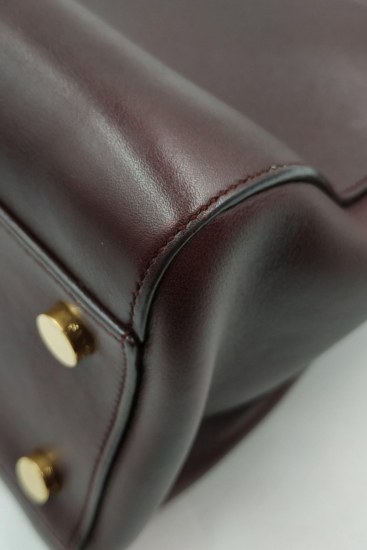 Moujik Top Handle Bag Maroon