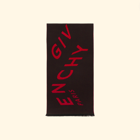 Givenchy Chevron Logo Scarf, Brand New