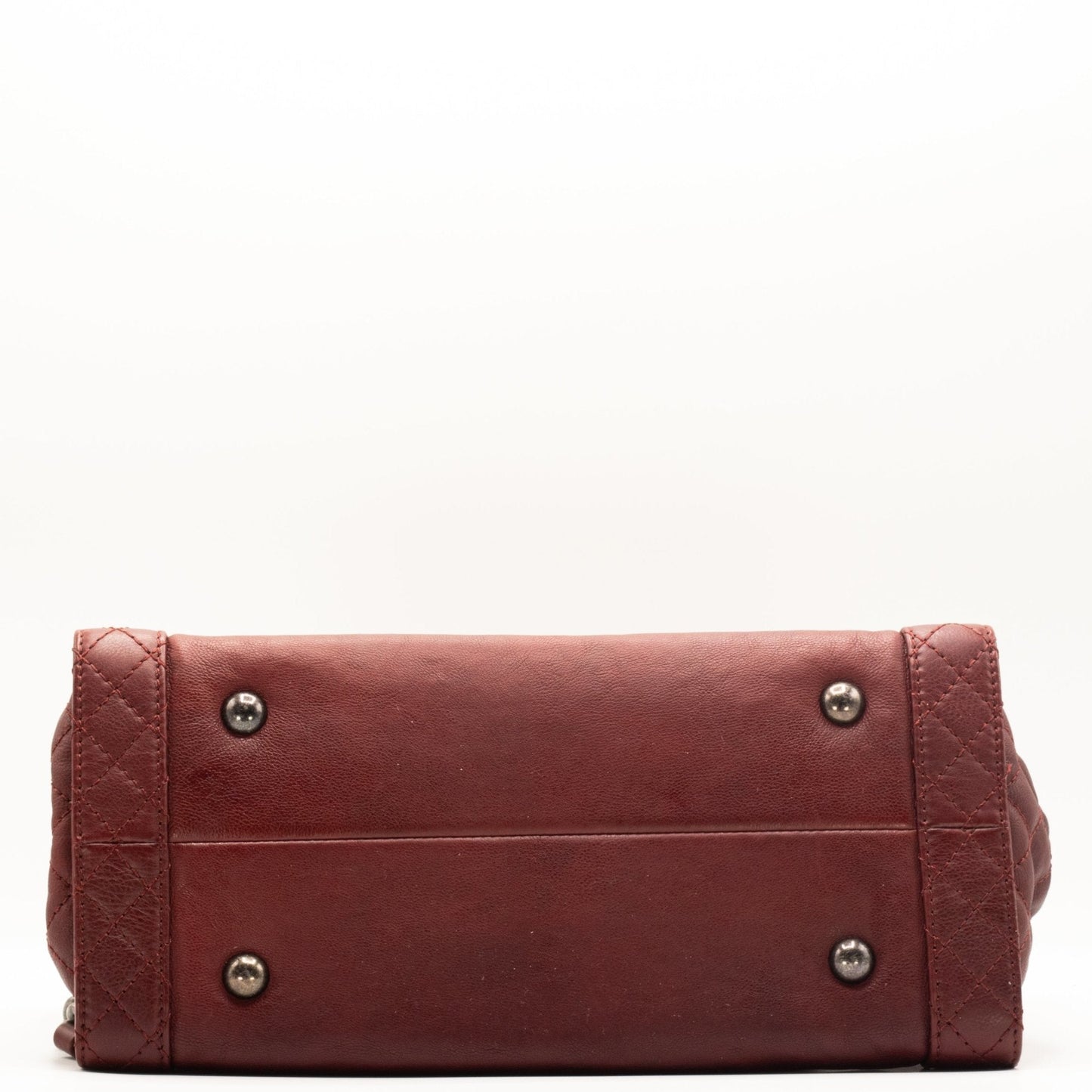Boy Reverso Shopping Tote Burgundy Calfskin