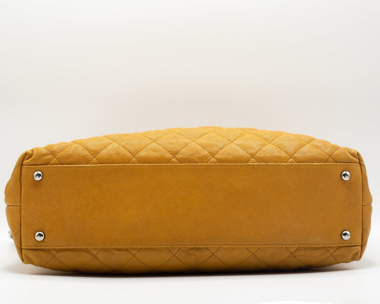 Shoulder Bag Yellow Caviar Leather