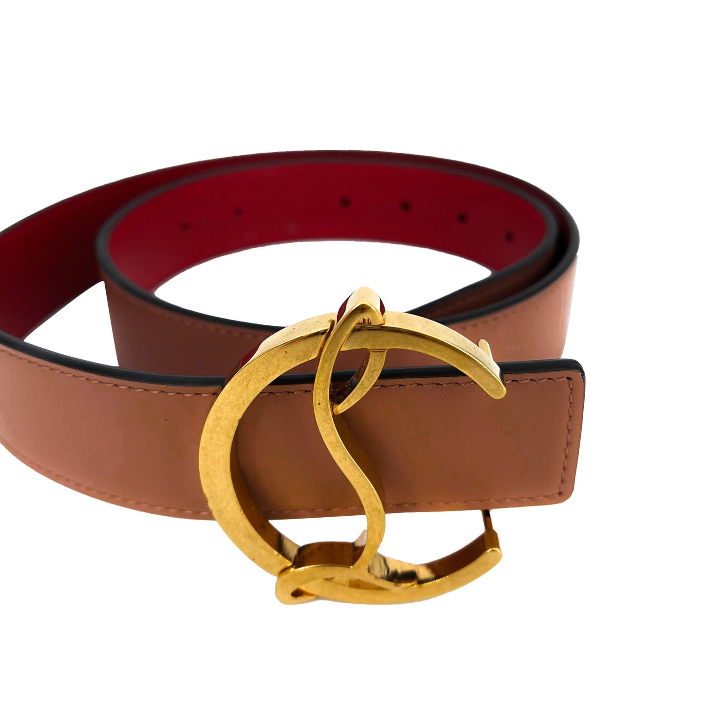 Logo Belt Antic Gold 35 Calf