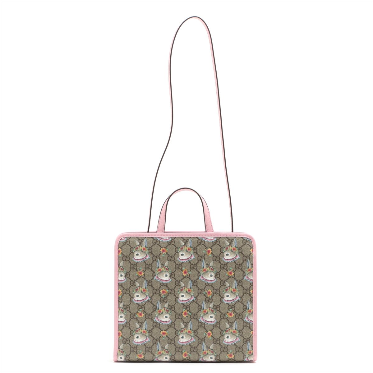 Children's GG Supreme Canvas Higuchi Yuko Pink Tote