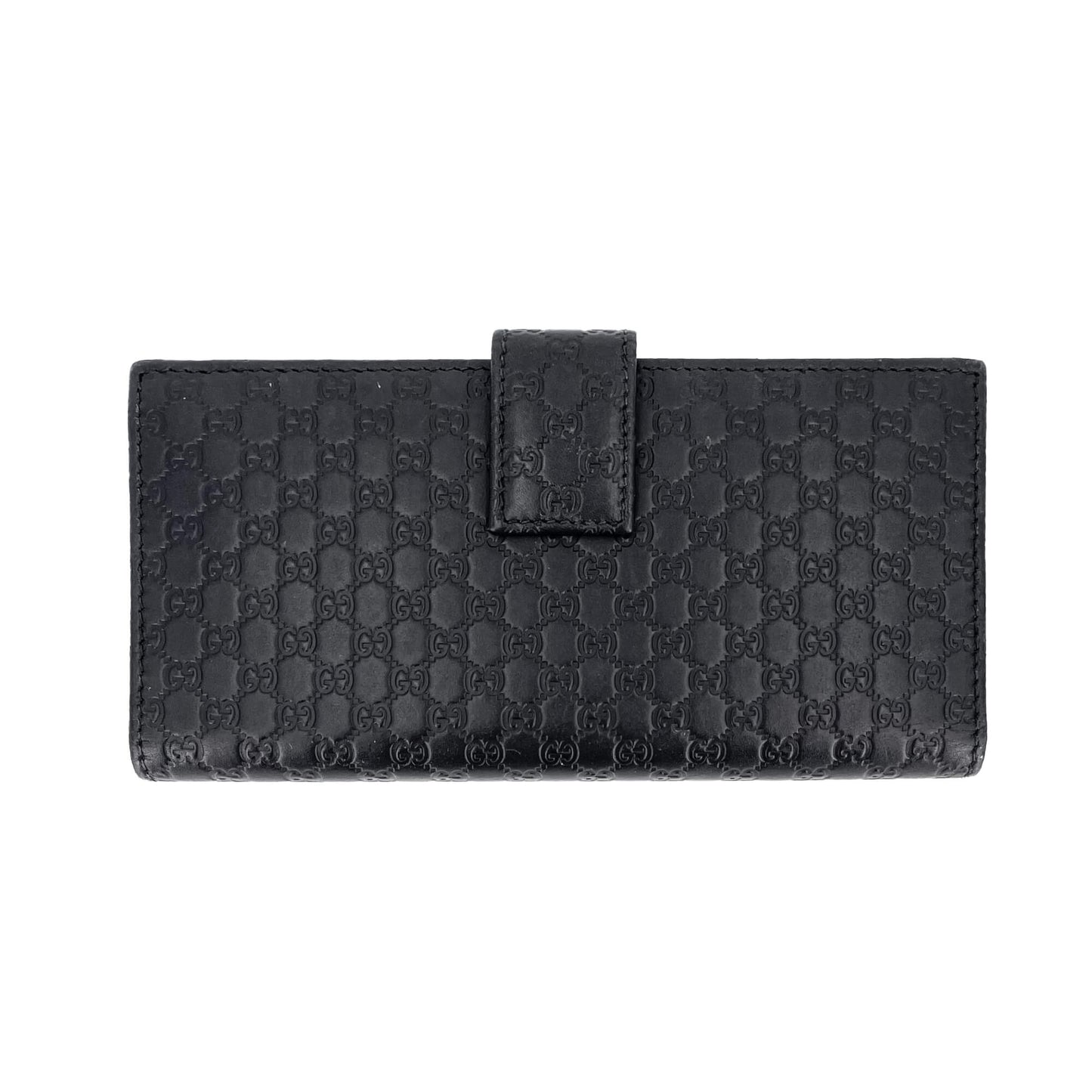 Continental Black Leather Wallet