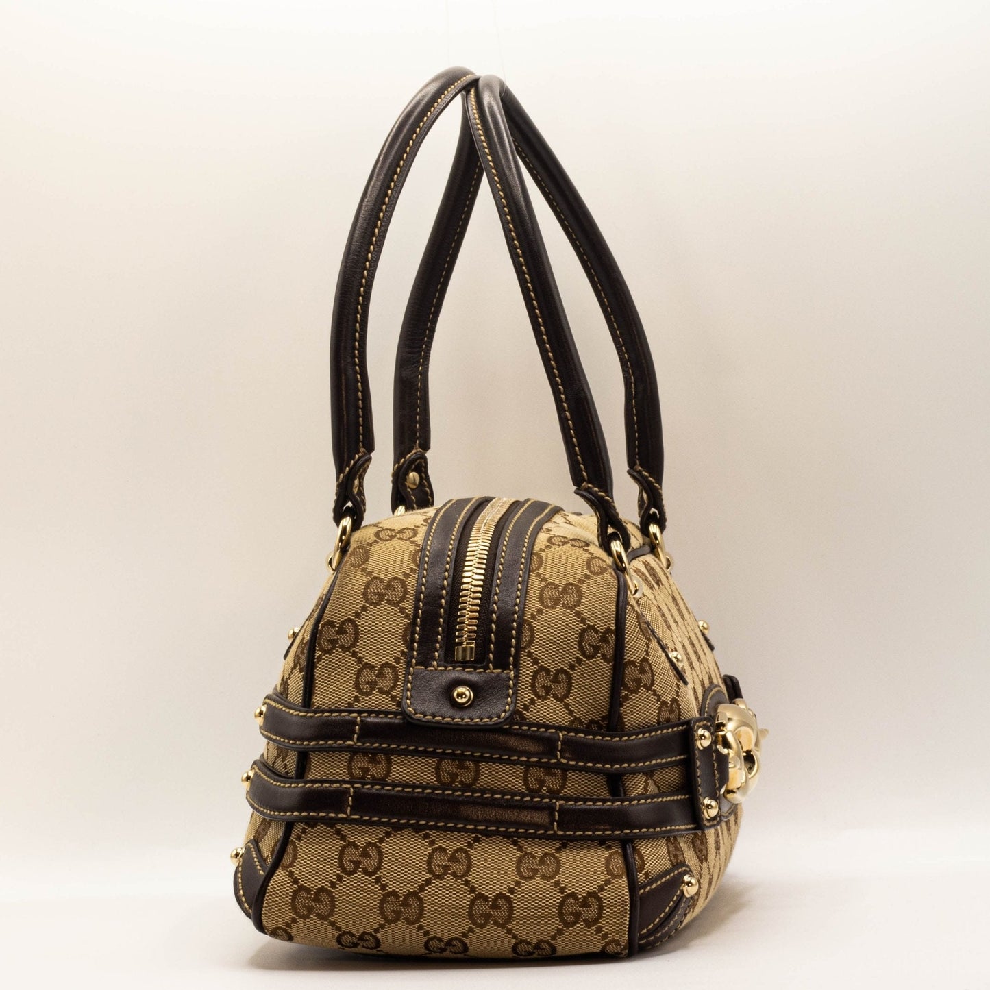 GG Monogram Wave Boston Brown