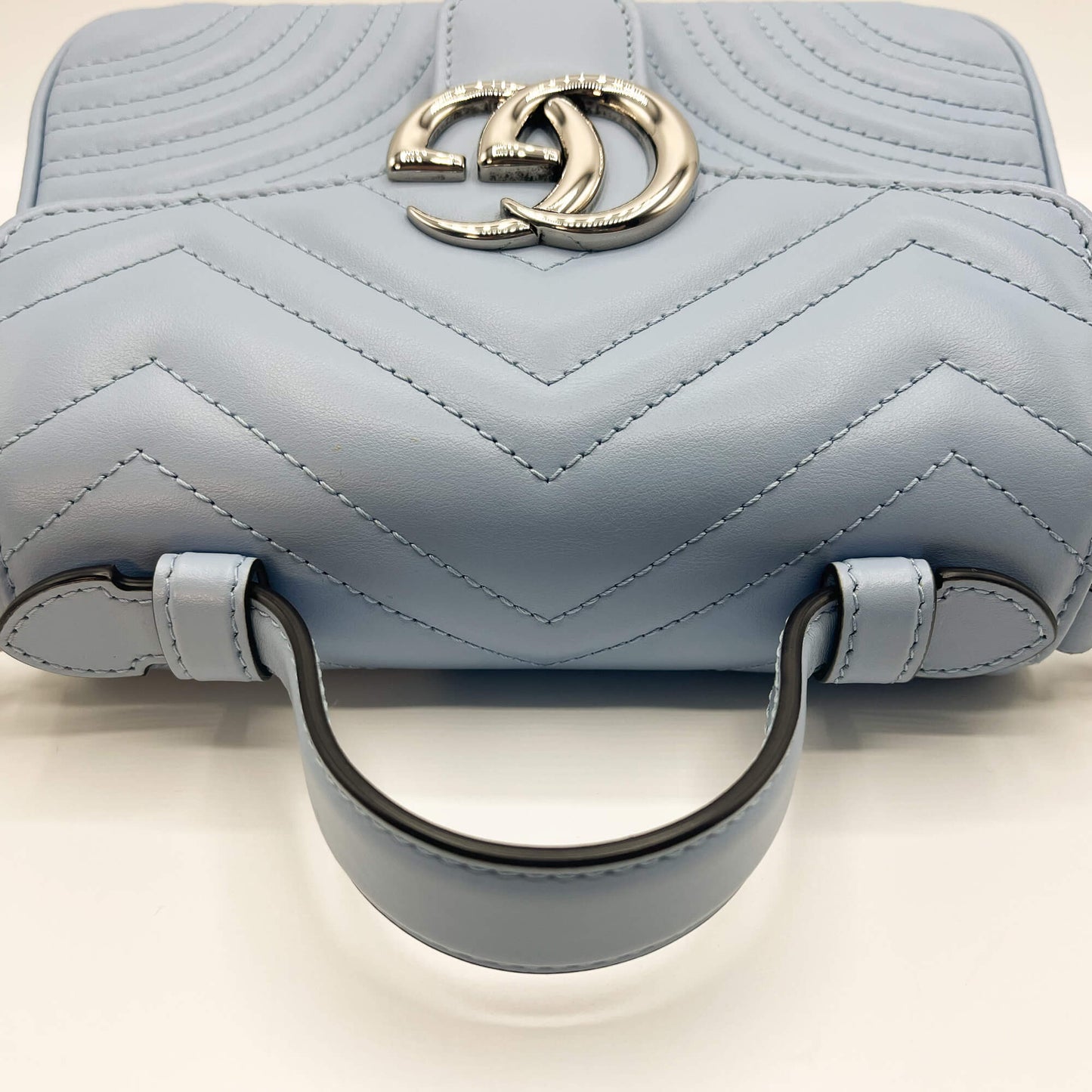 Gucci GG Azure Marmont Mini MatelassÃƒÆ’Ã‚Â© Leather