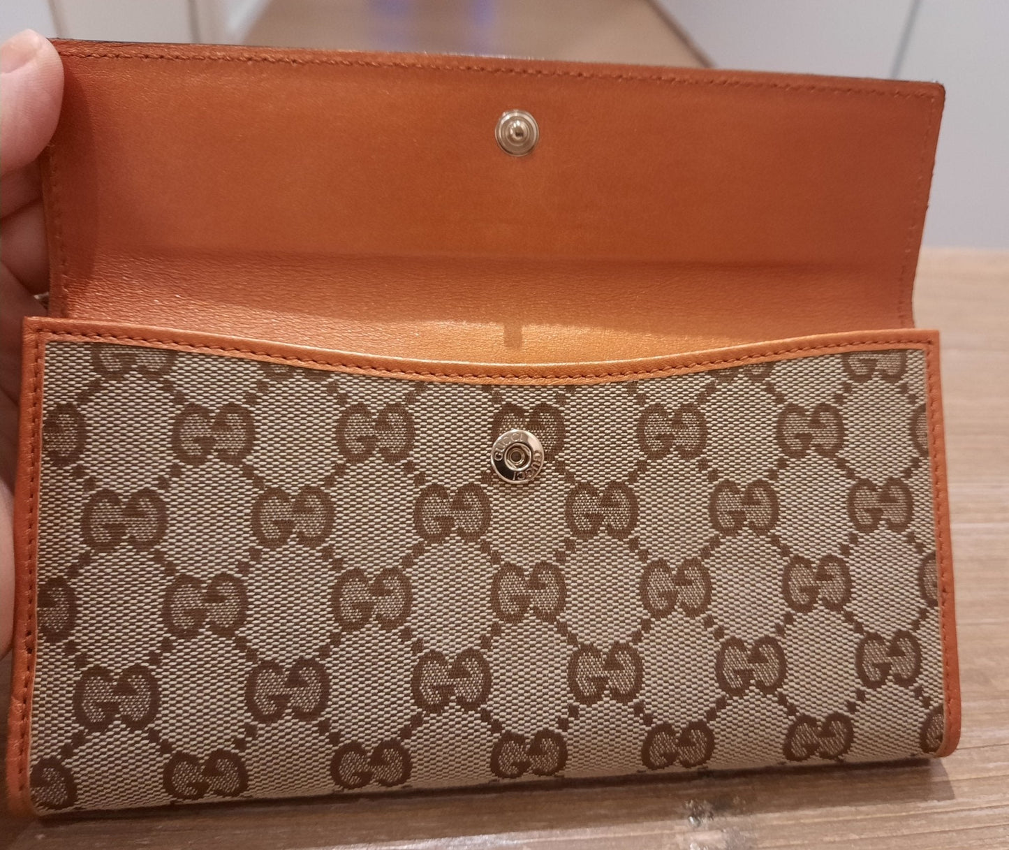 Gucci Guccissima Beige Marrone-Arancio Canva Cuore