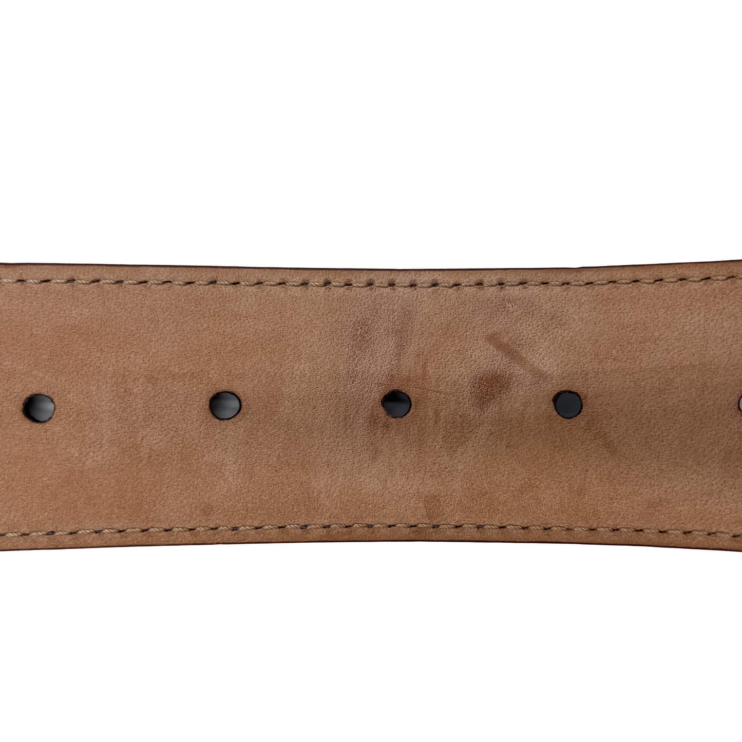 Guccissima Interlocking Belt Embossed Blue 90 /36