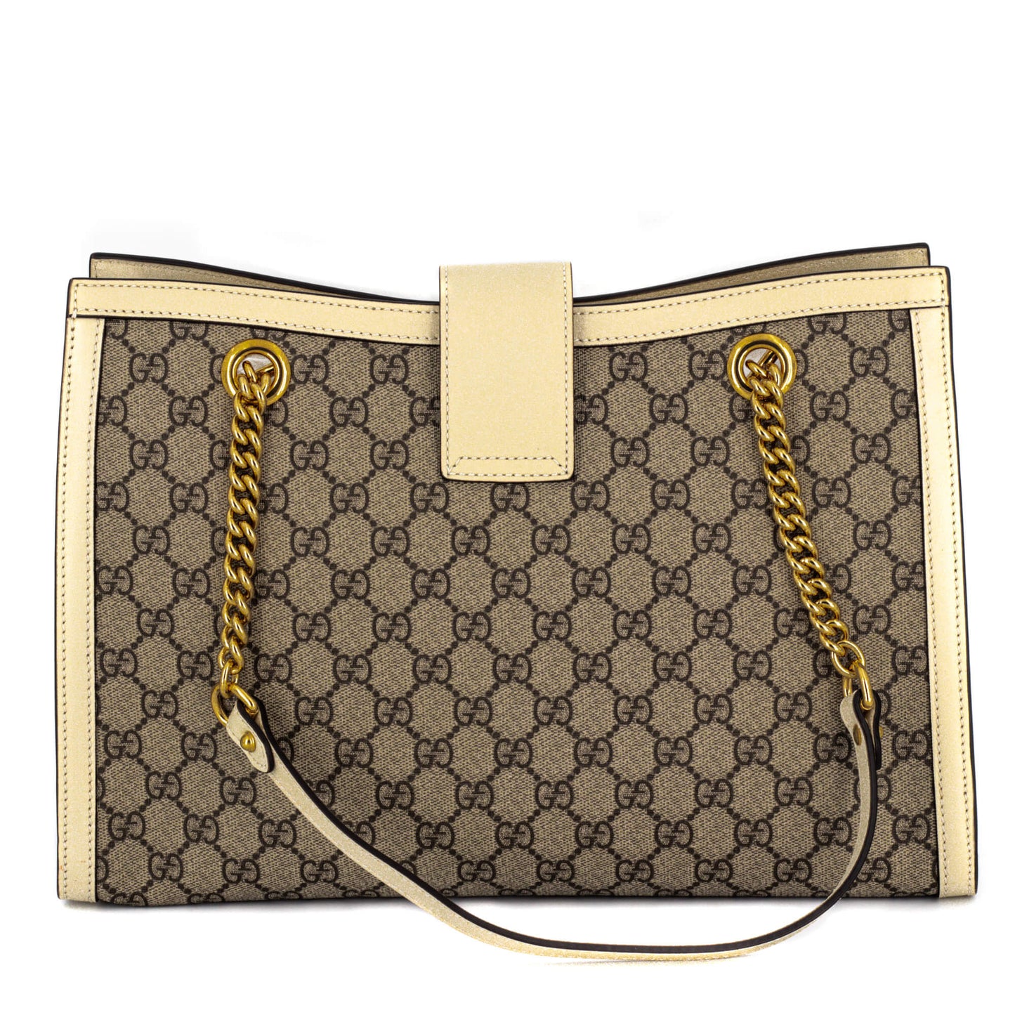 Padlock Tote in GG Supreme