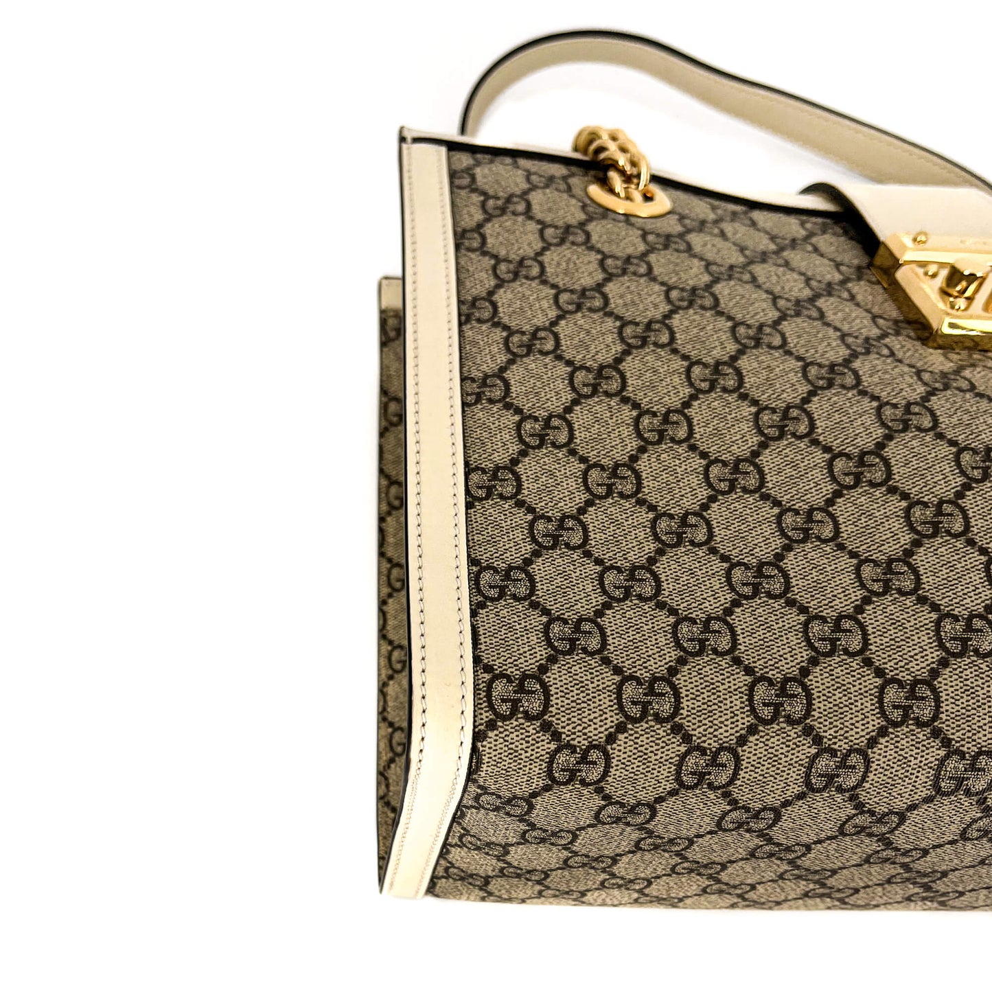 Padlock Tote in GG Supreme