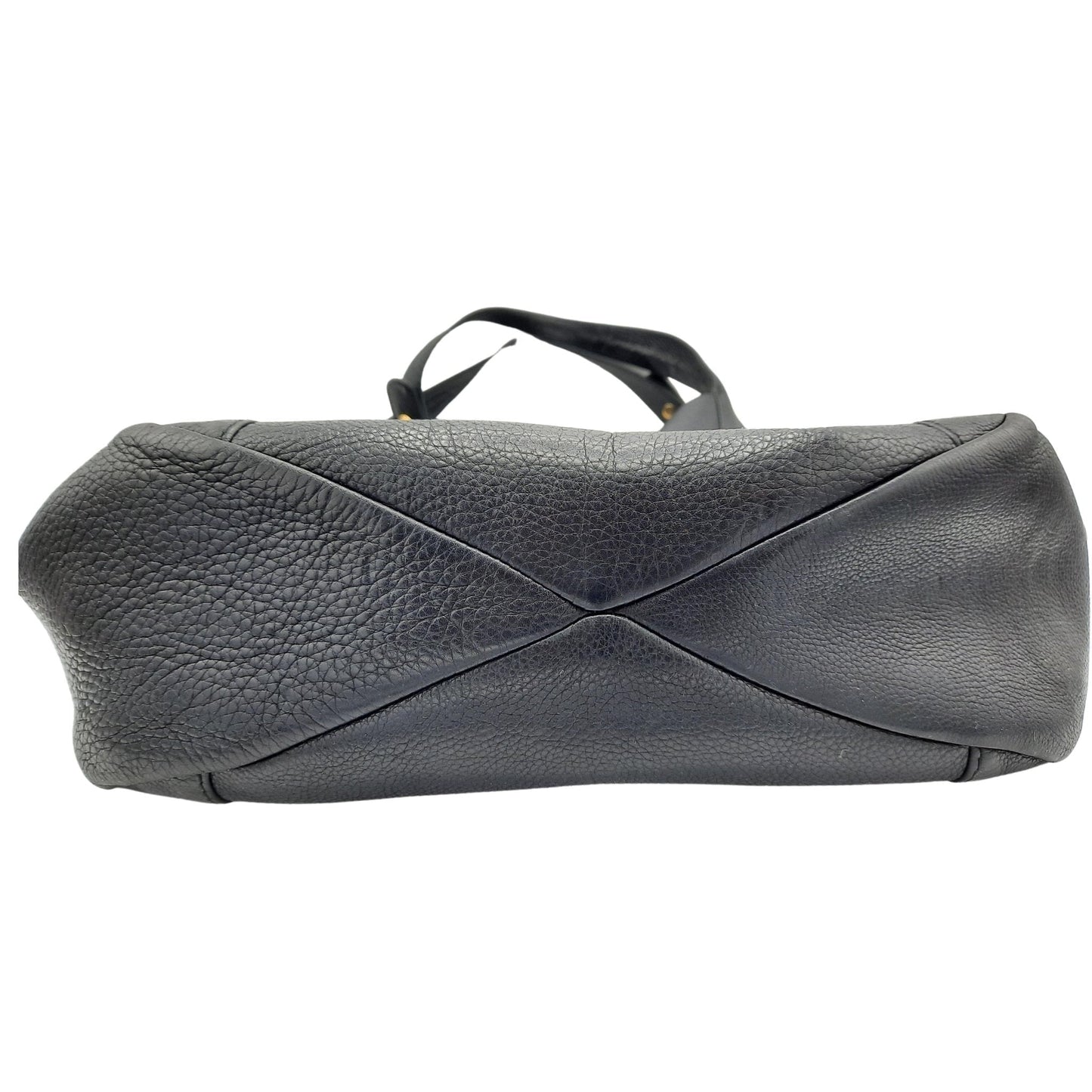 Shopper Black Leather Vintage