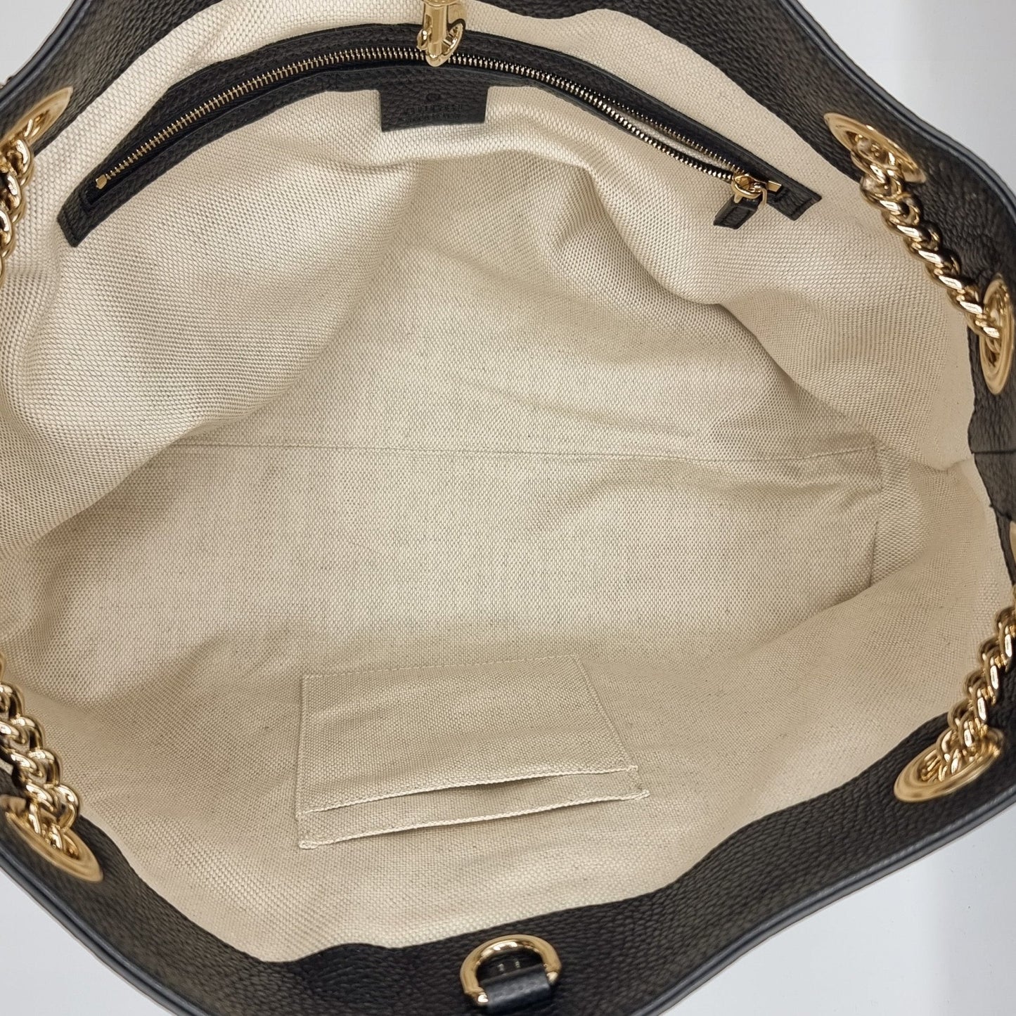 Soho Chain Black Leather
