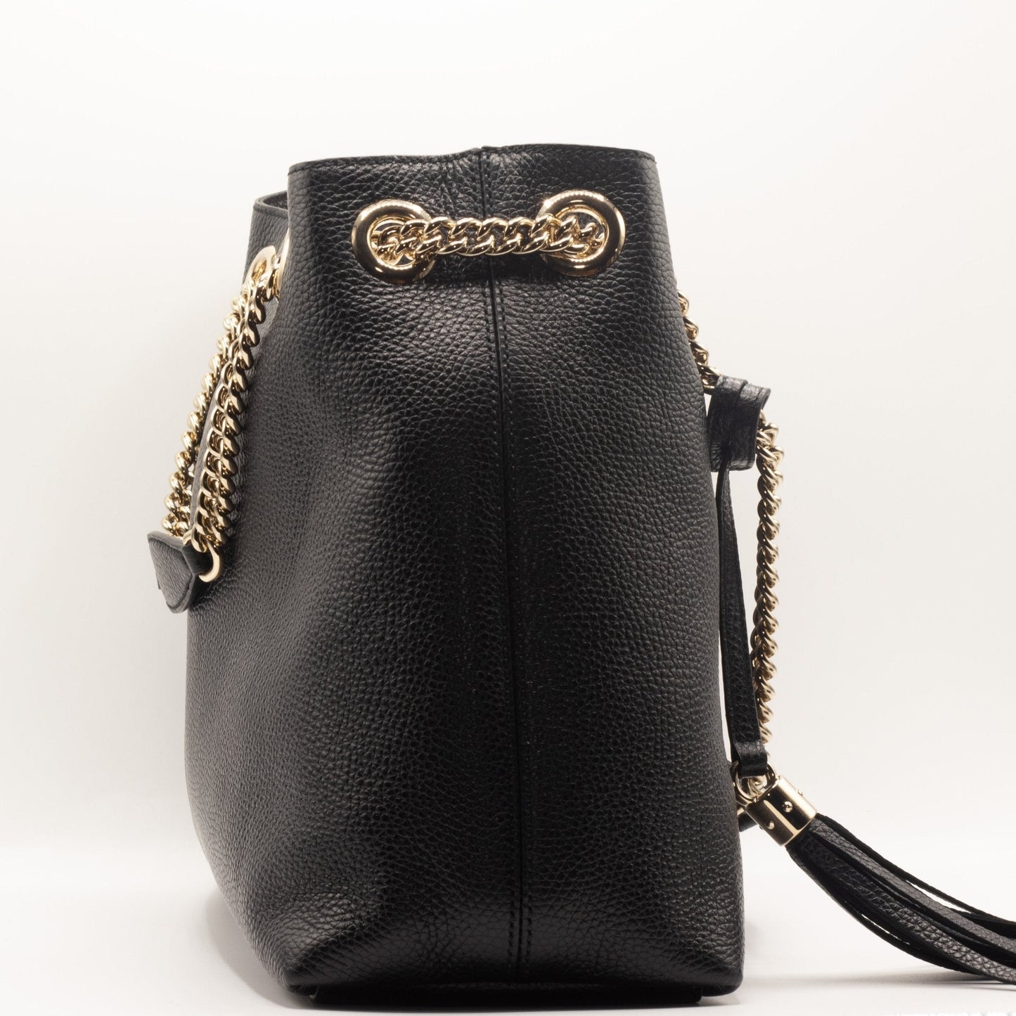 Soho Chain Black Leather