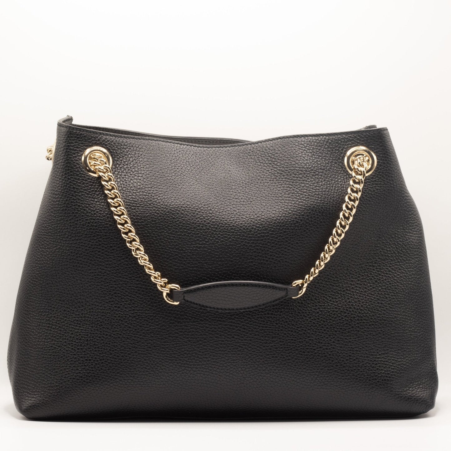 Soho Chain Black Leather