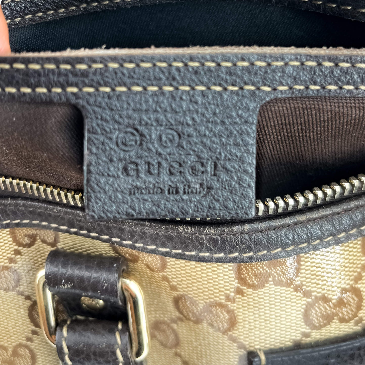 Trunk Supreme Canvas Medium Size Brown Bag