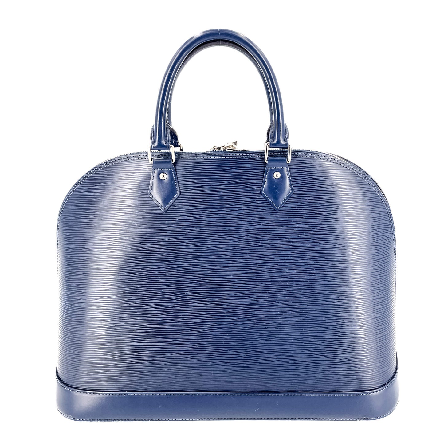 Alma MM Epi Leather Blue Indigo Bag