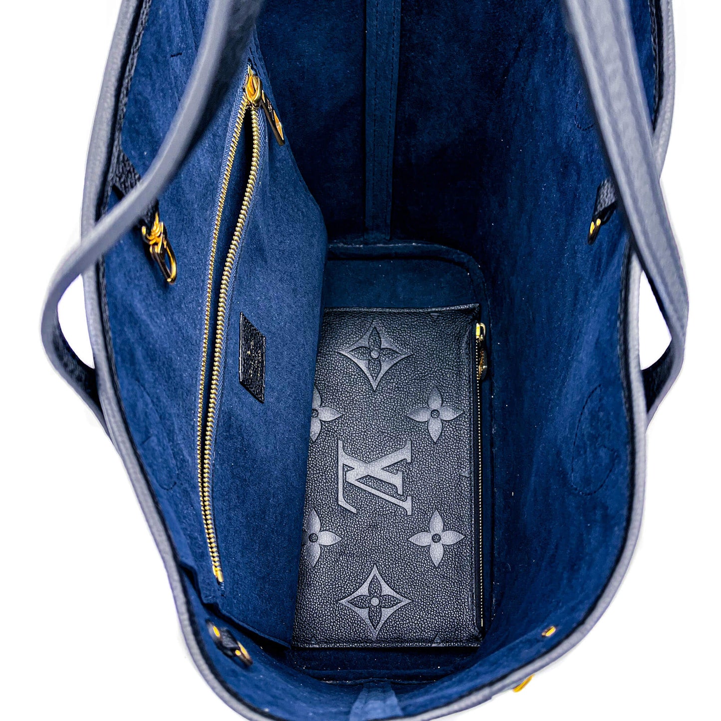 Neverfull MM Black Empreinte Leather