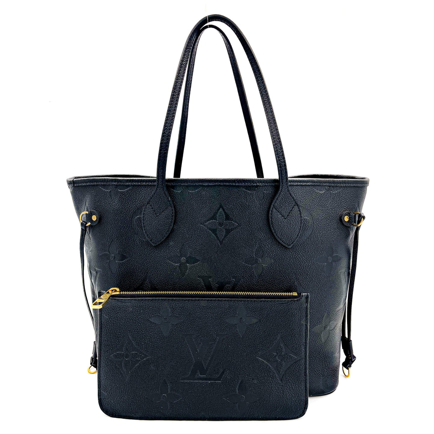 Neverfull MM Black Empreinte Leather