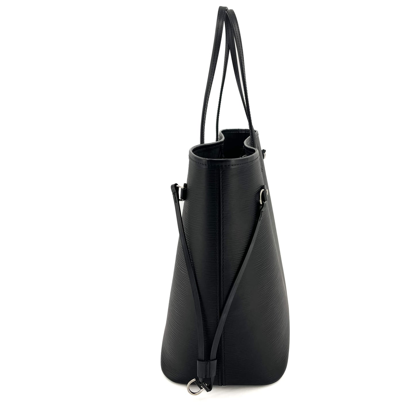 Neverfull MM Epi Leather Black Shopper
