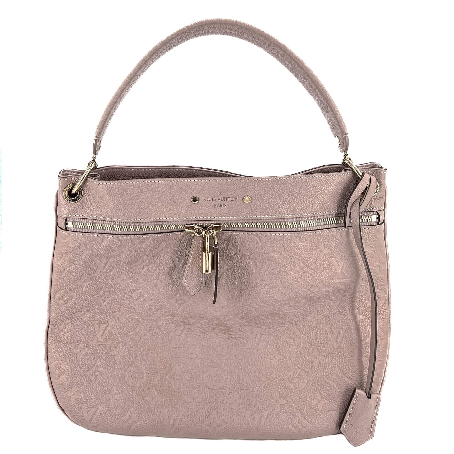 Spontini NM Empreinte Leather Taupe Hobo