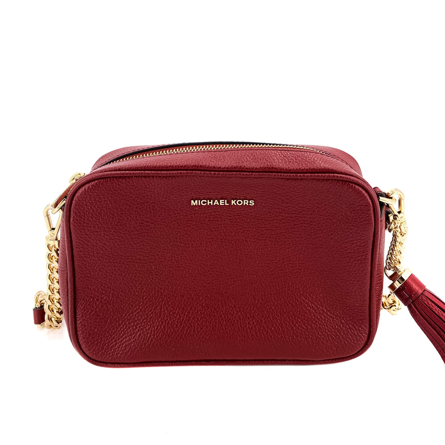Camera Bag Leather Red