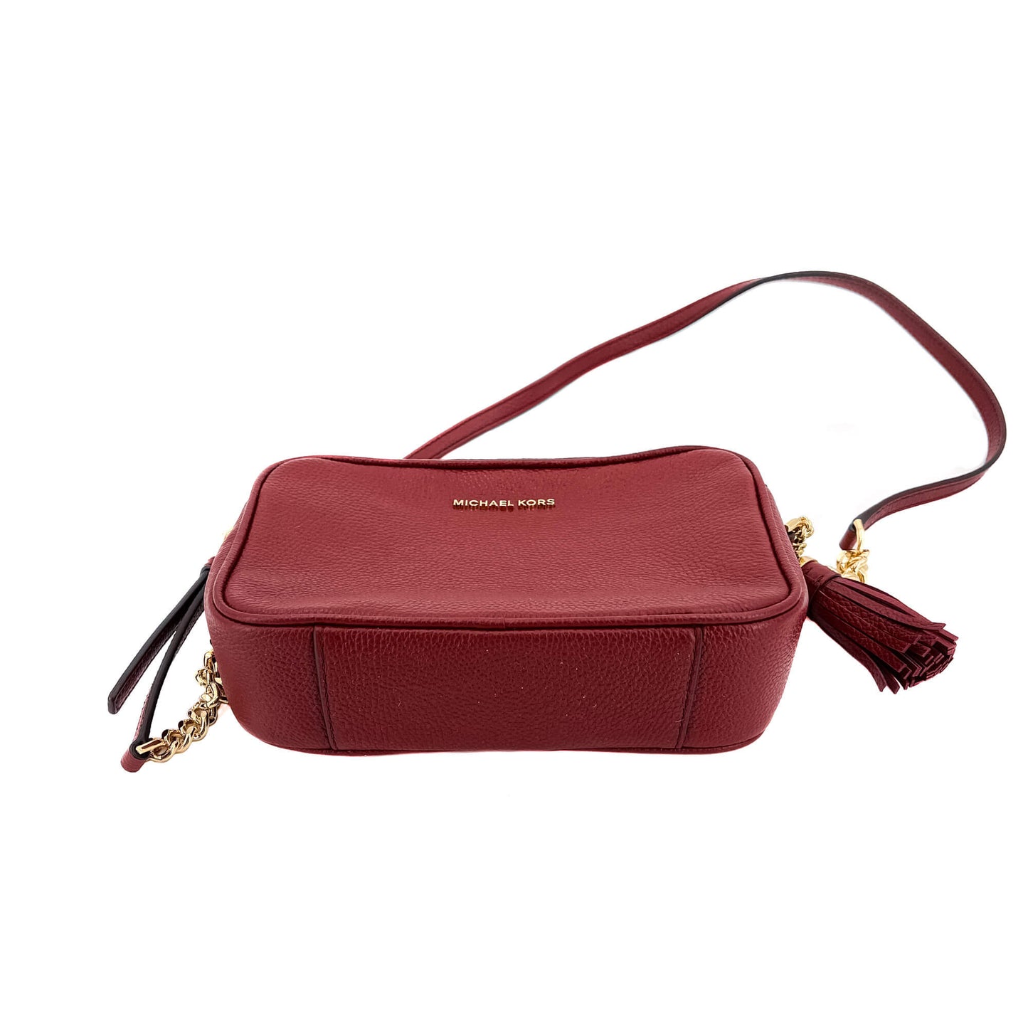 Camera Bag Leather Red