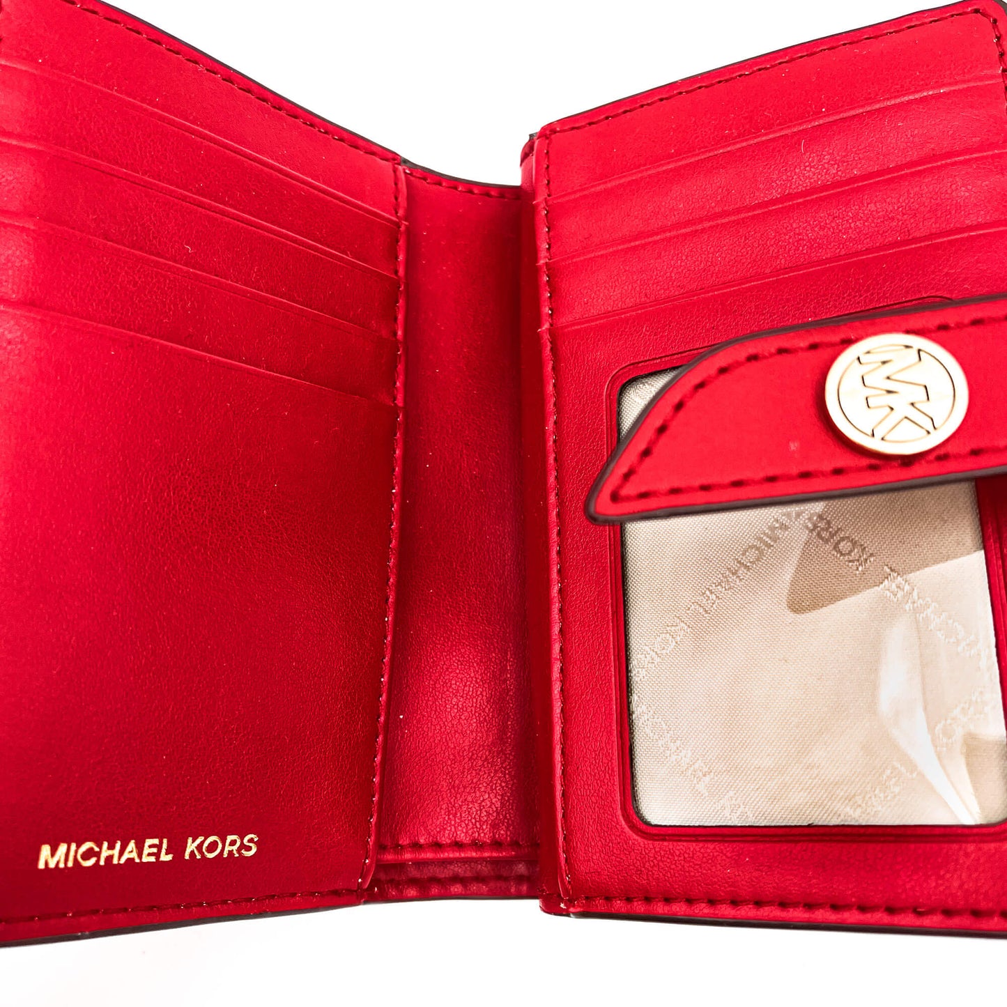 Envelope Wallet in Red Leather