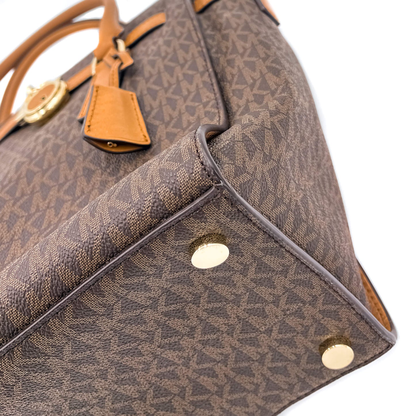 Hamilton Monogram Canva Brown
