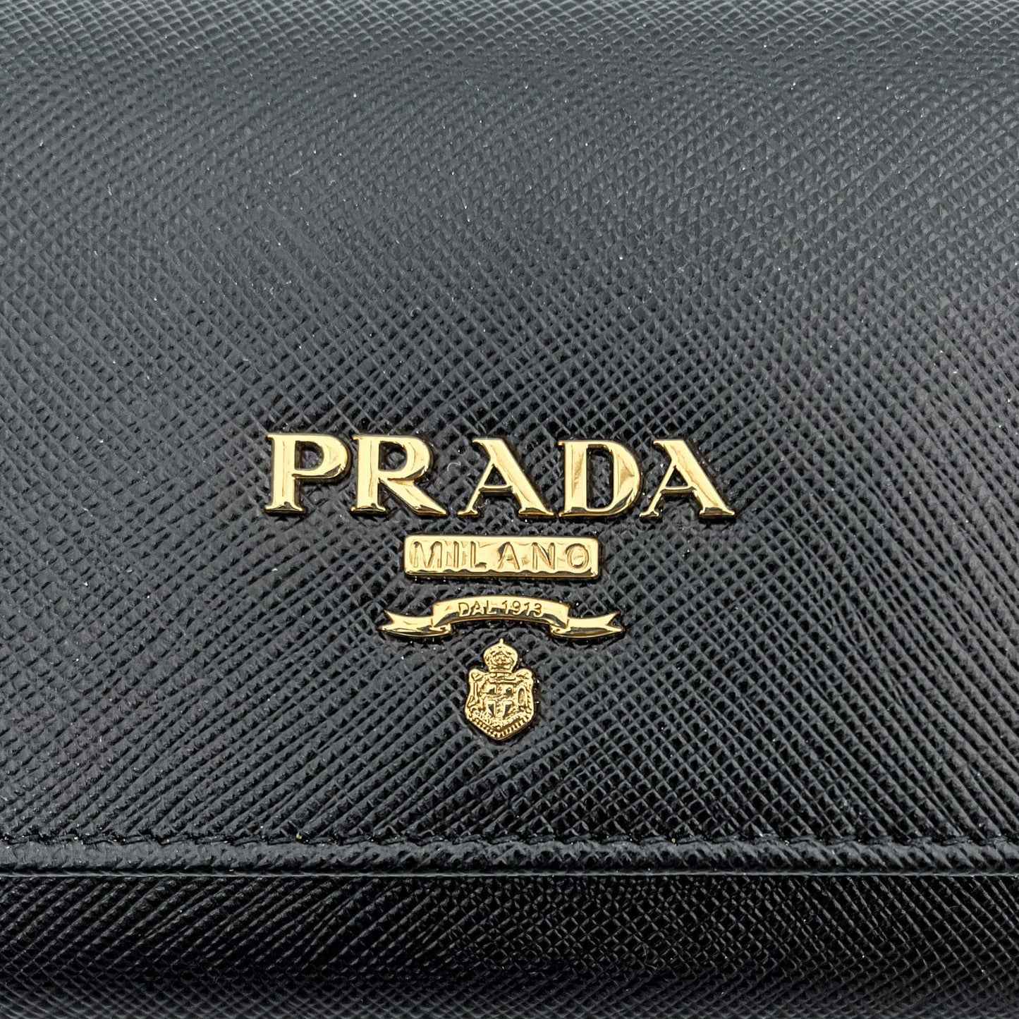 Black Saffiano Wallet Large