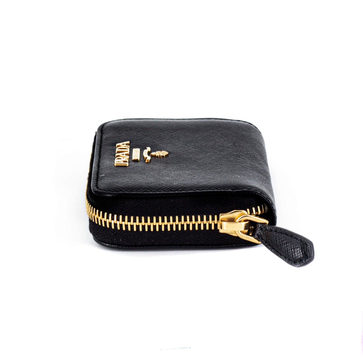 Saffiano Leather Black Coin Purse