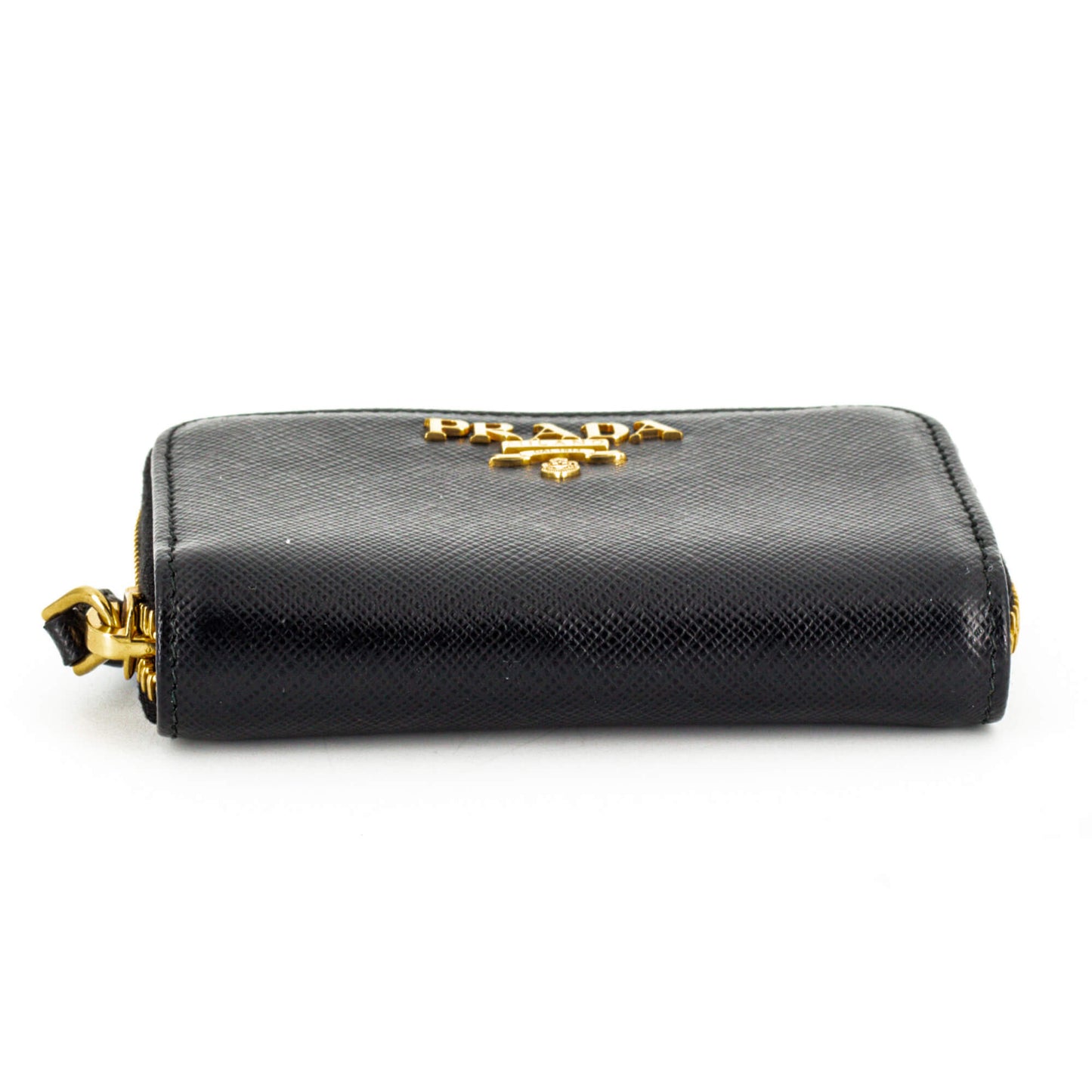 Saffiano Leather Black Coin Purse