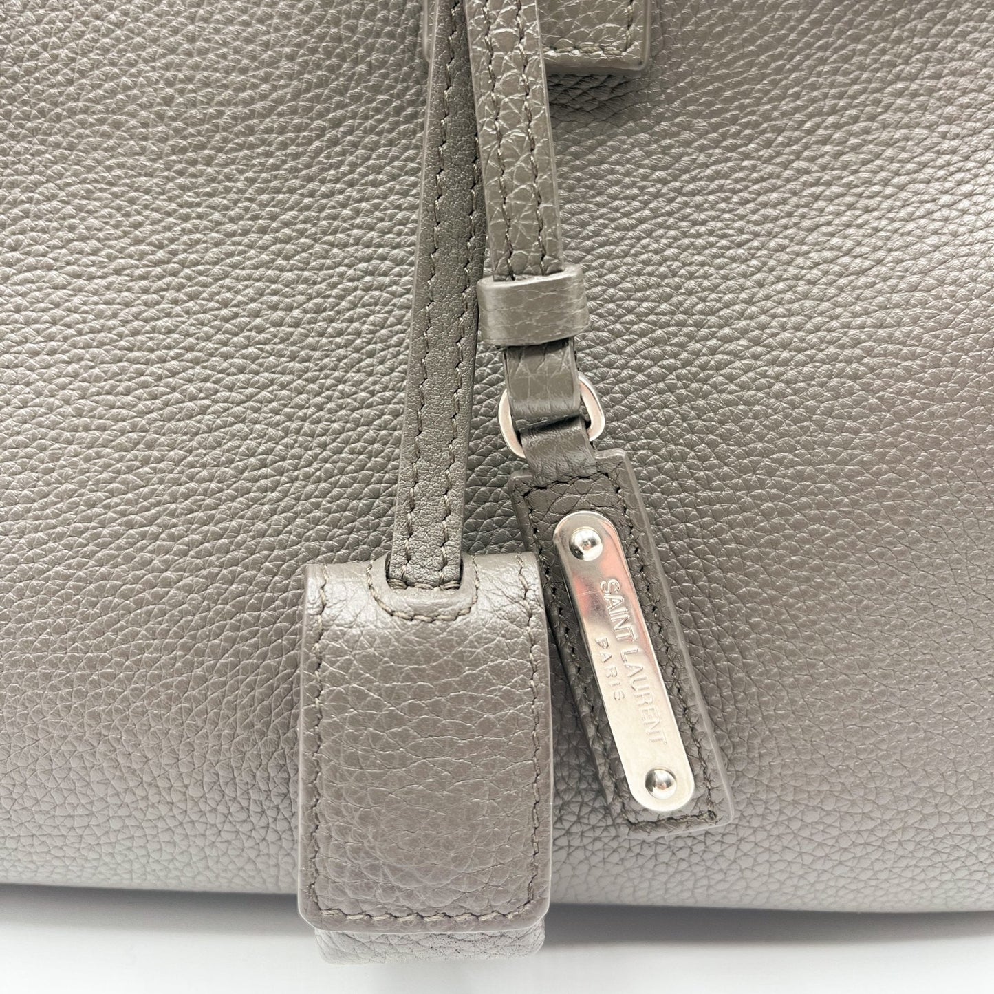 Sac de Jour Tote Baby in Grey Leather