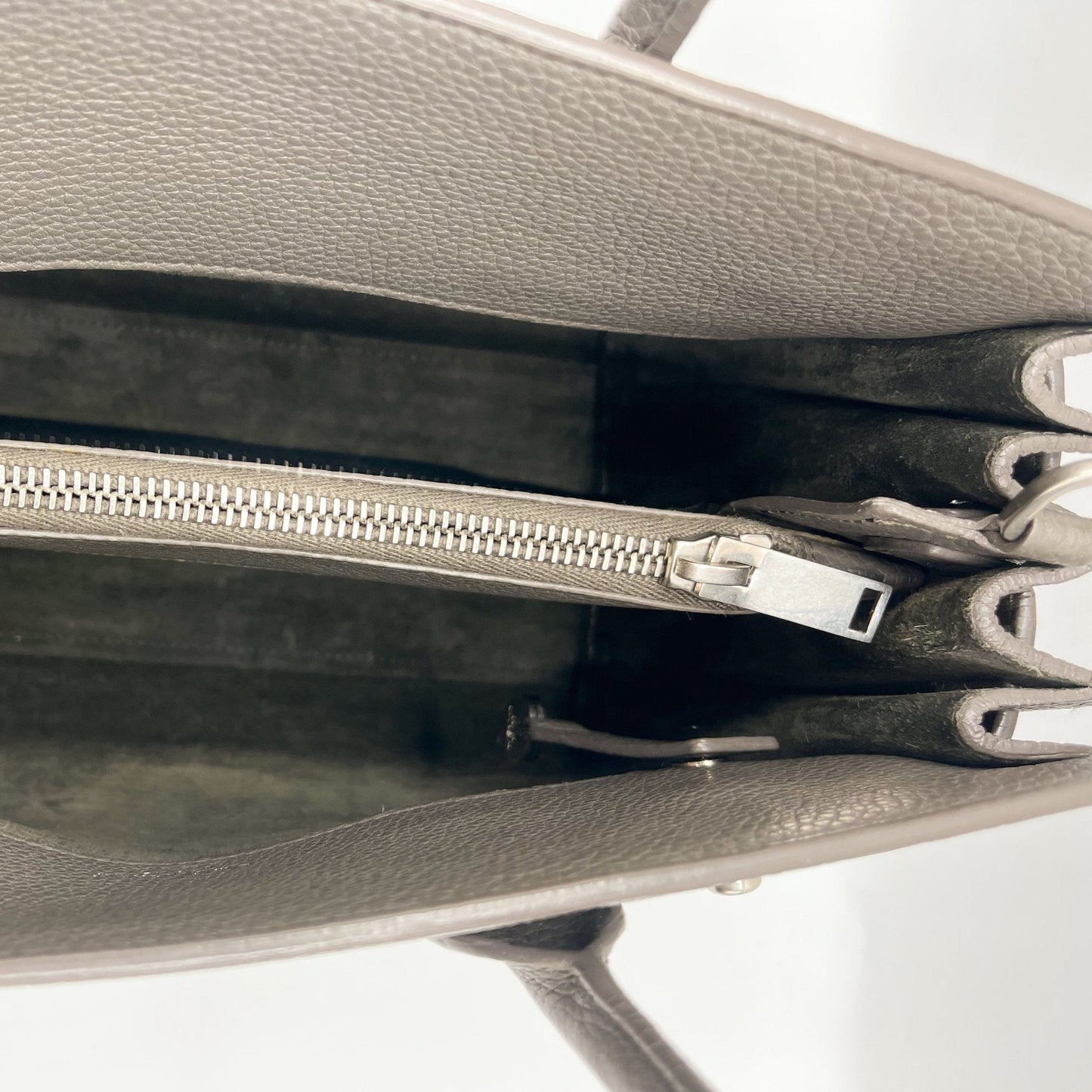 Sac de Jour Tote Baby in Grey Leather