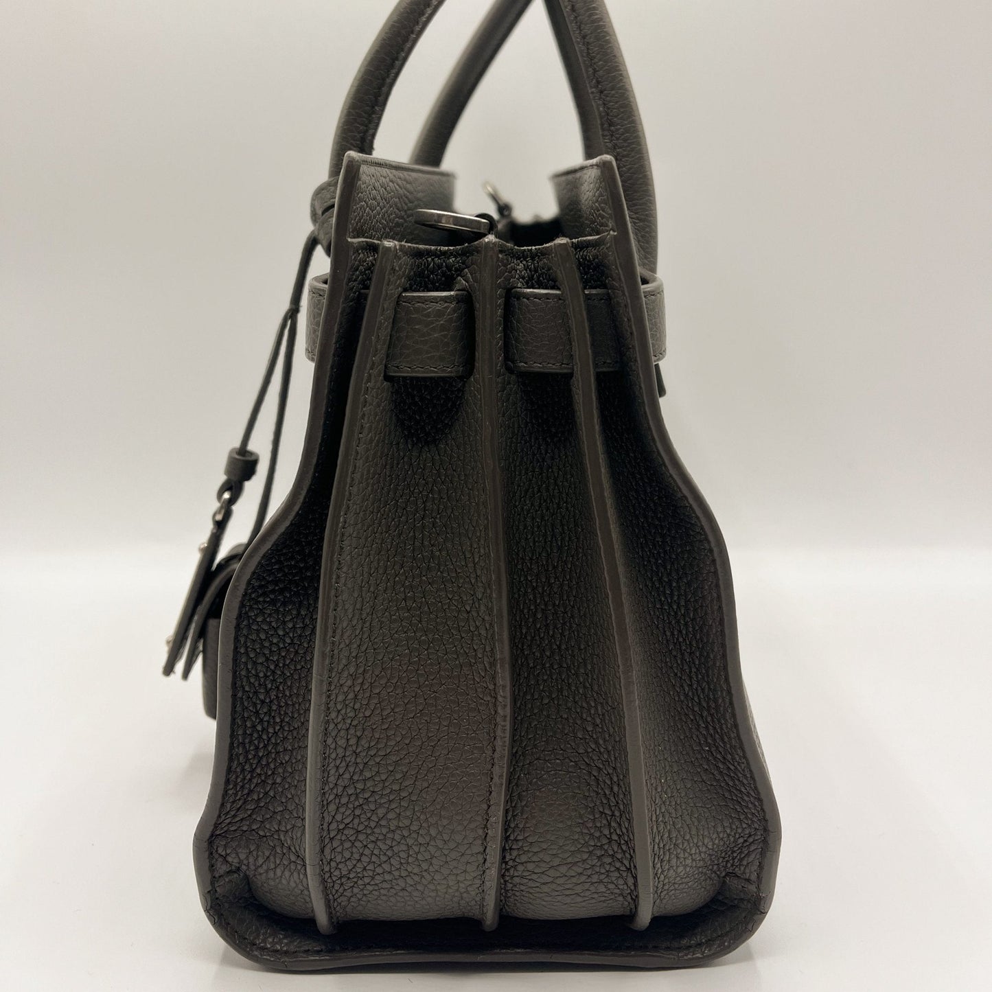 Sac de Jour Tote Baby in Grey Leather