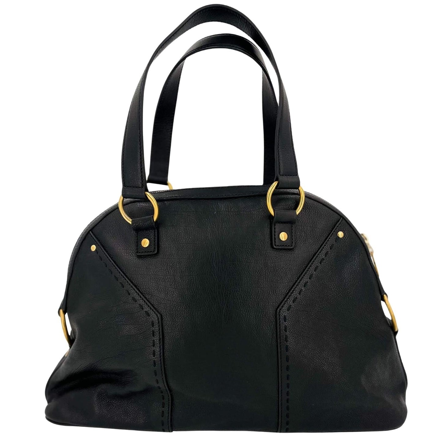 Yves Saint Laurent Muse in black leather
