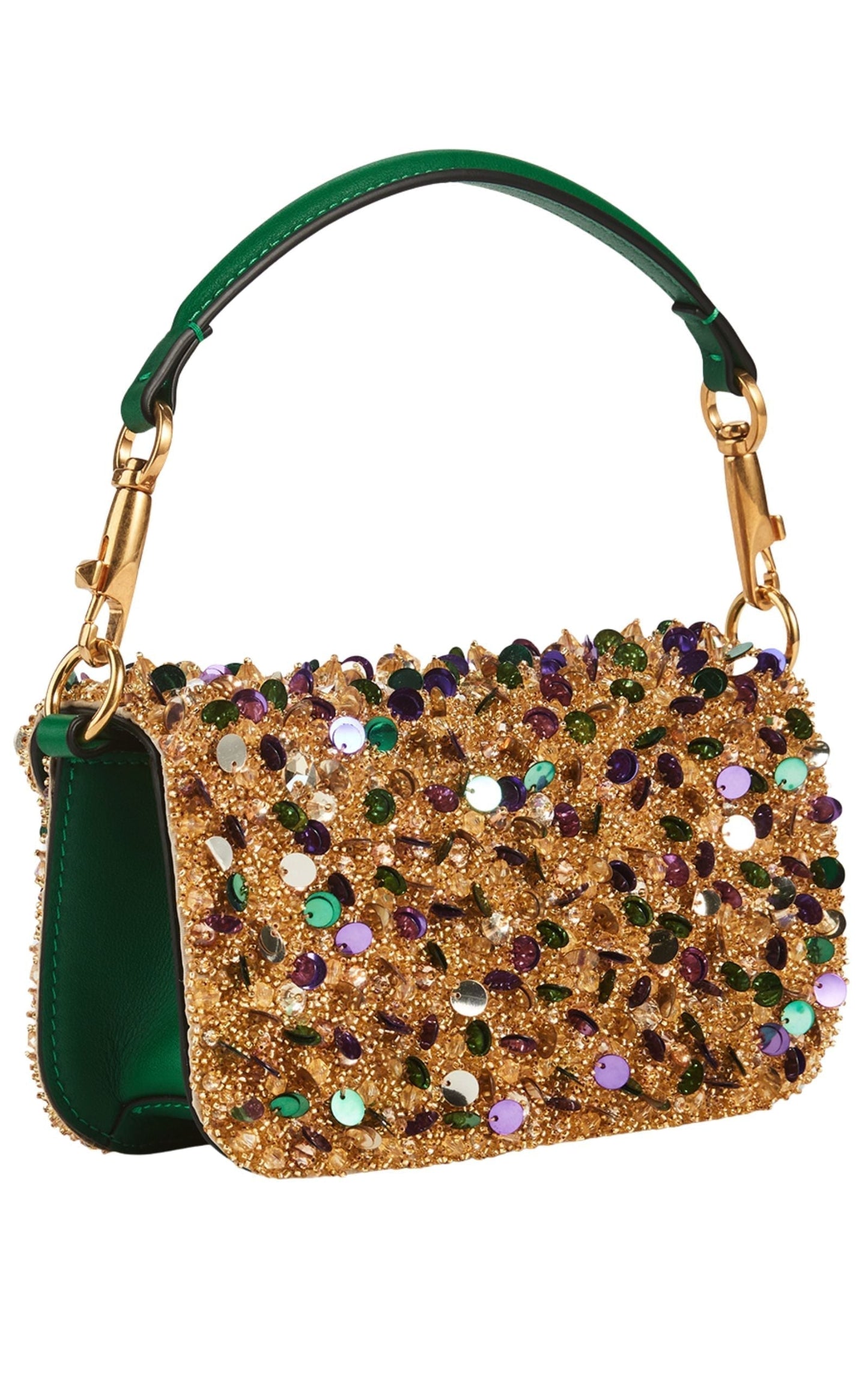 Small LocÃƒÆ’Ã‚Â² Embellished Leather Shoulder Bag