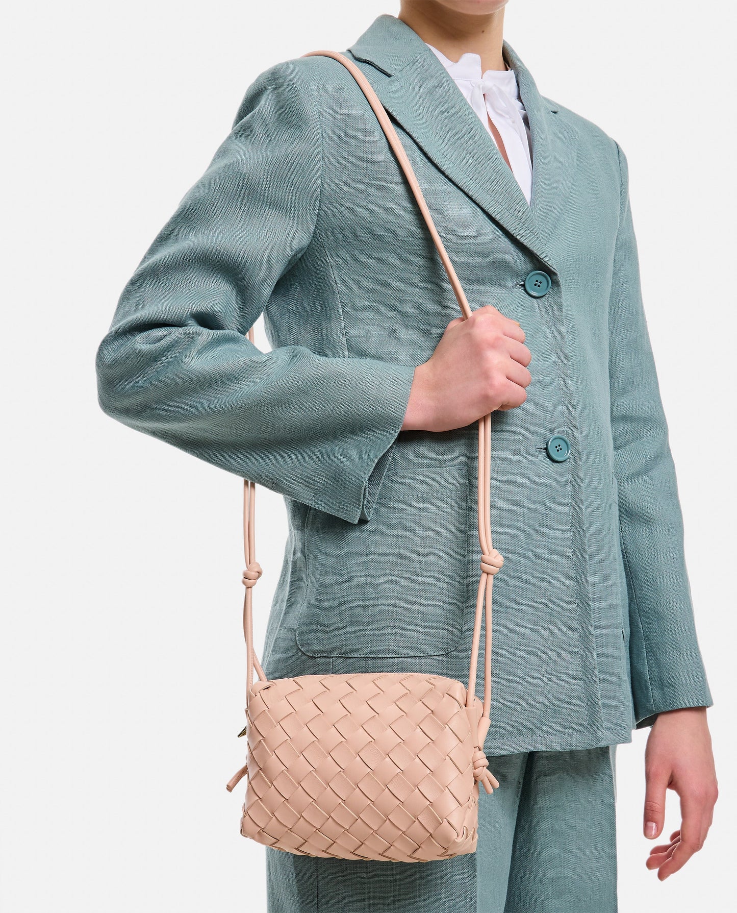 Acne Studios Women Mini Loop Leather Camera Bag