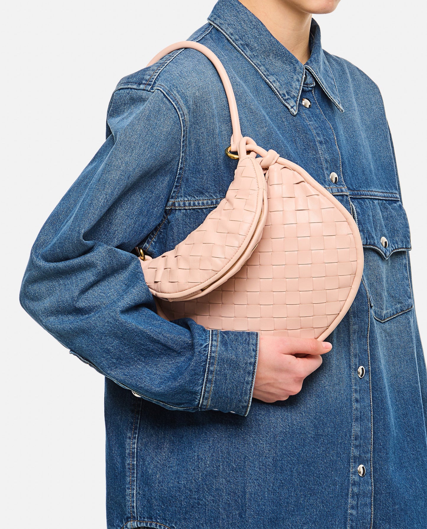 Bottega Veneta Women Gemelli Small Leather Shoulder Bag