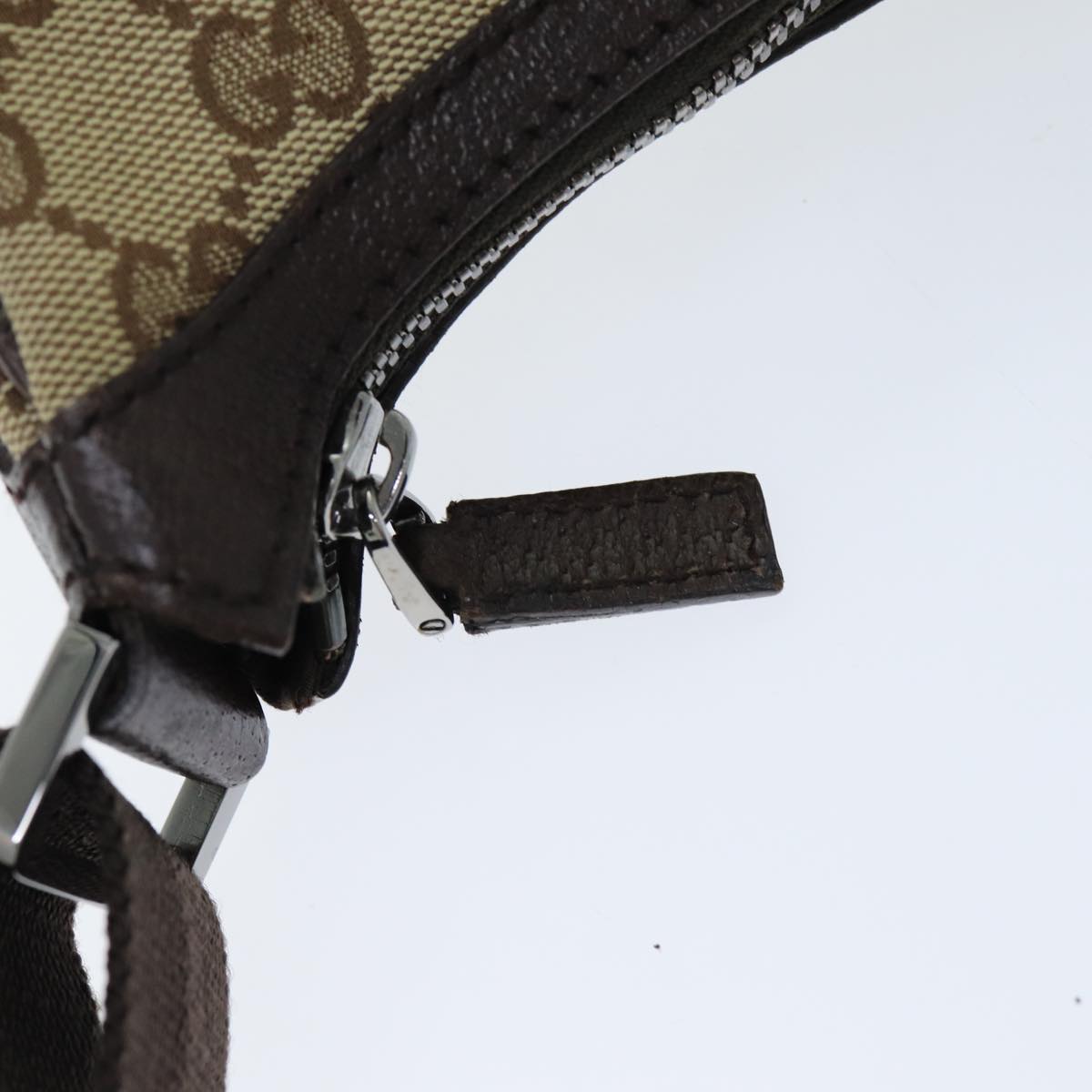 GUCCI GG Canvas Shoulder Bag Beige 131211 tb1106
