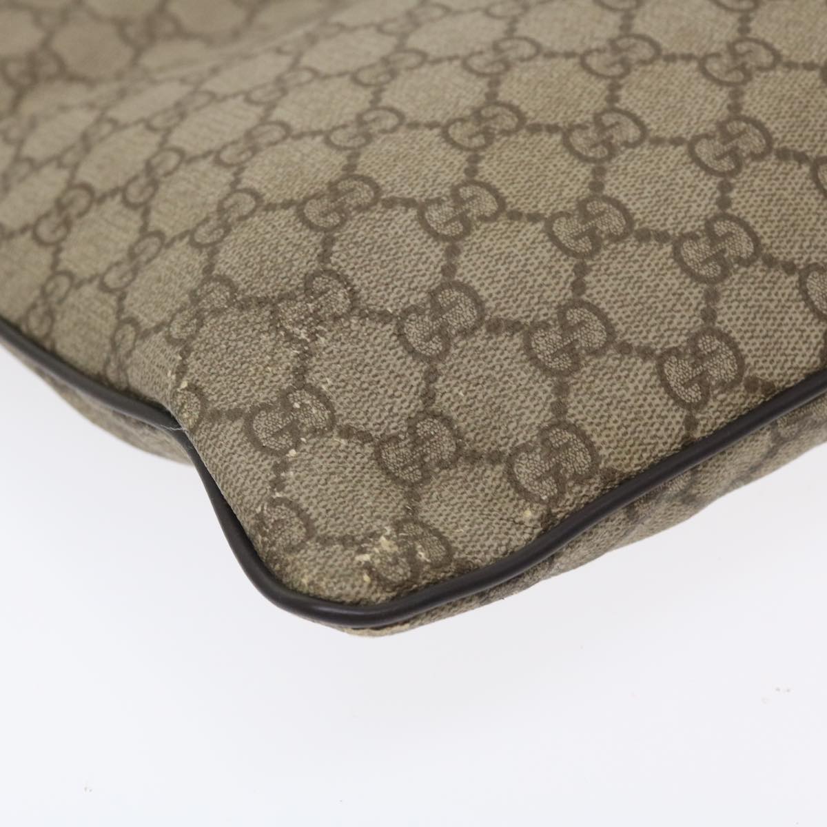 GUCCI GG Canvas Shoulder Bag Beige 141626467891 tb395