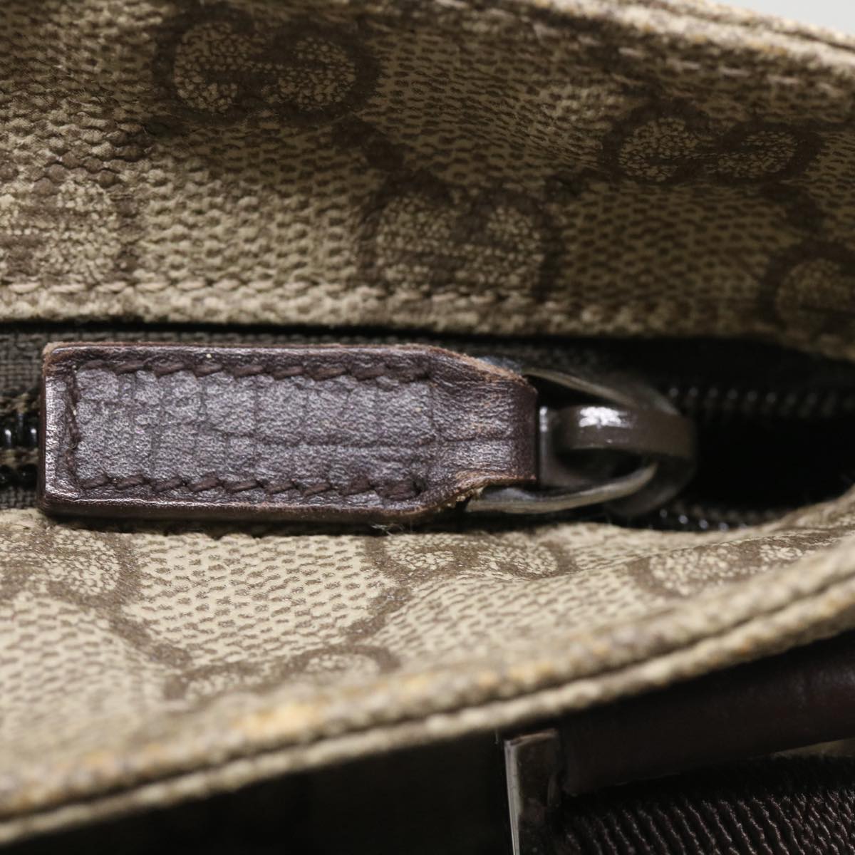 GUCCI GG Canvas Shoulder Bag Beige 141626467891 tb395