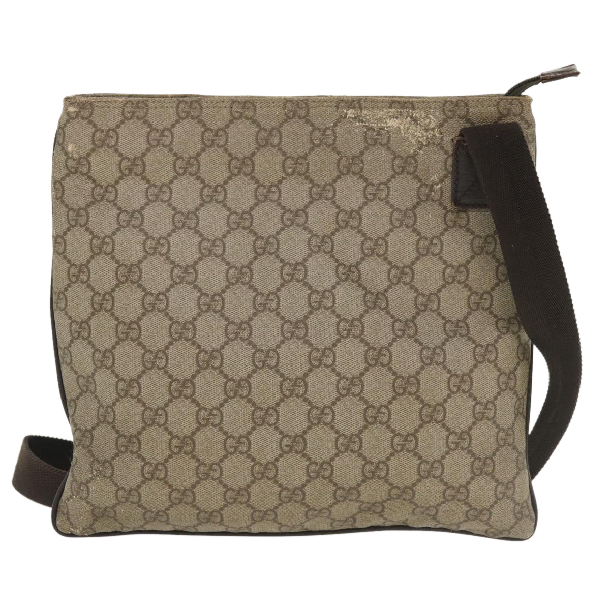 GUCCI GG Canvas Shoulder Bag Beige 141626467891 tb395