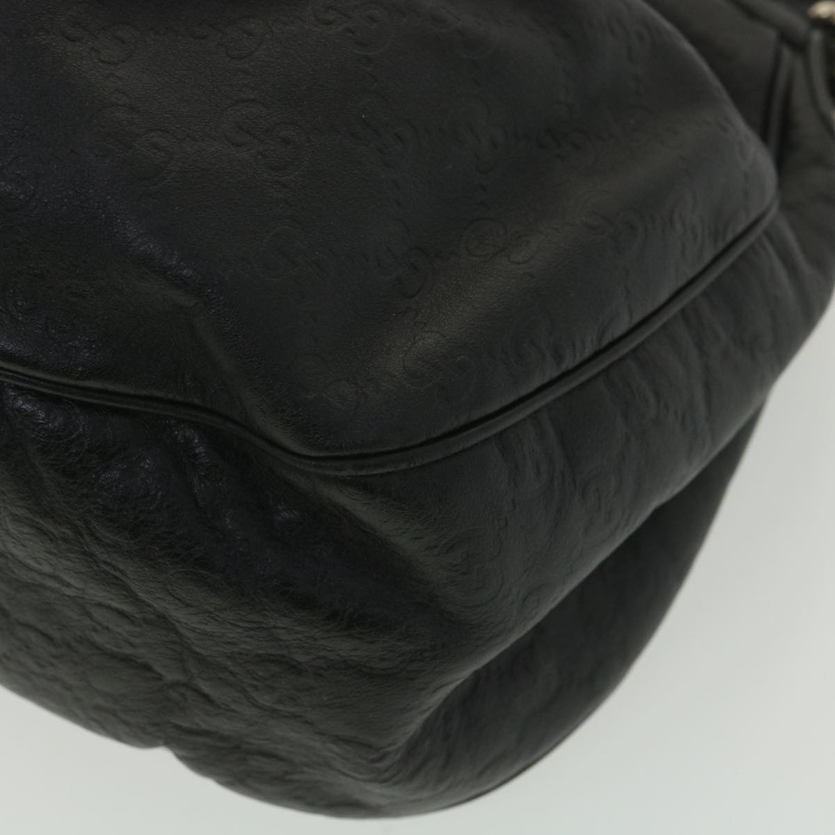 GUCCI Guccissima Shoulder Bag Black 232955 tb522