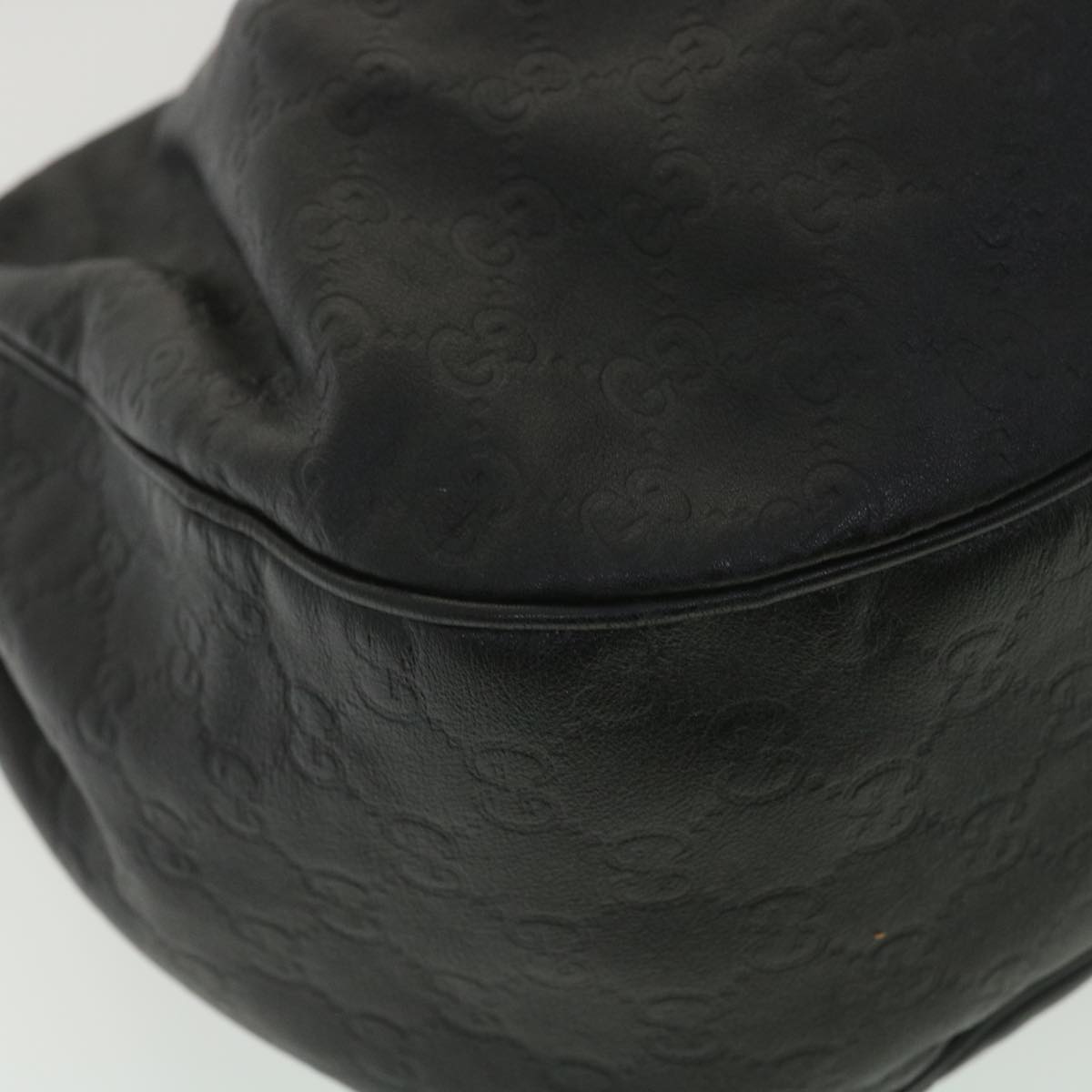 GUCCI Guccissima Shoulder Bag Black 232955 tb522