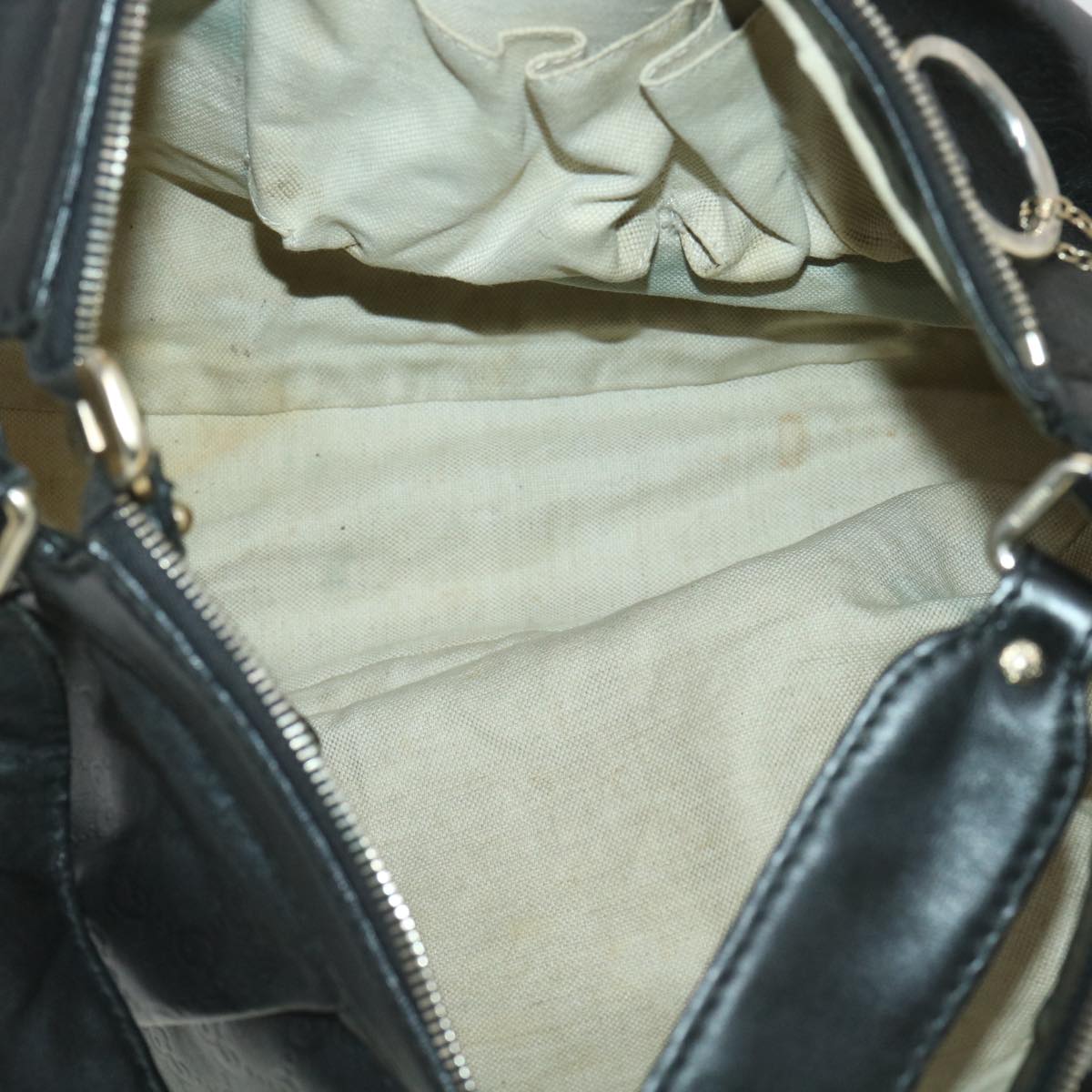GUCCI Guccissima Shoulder Bag Black 232955 tb522