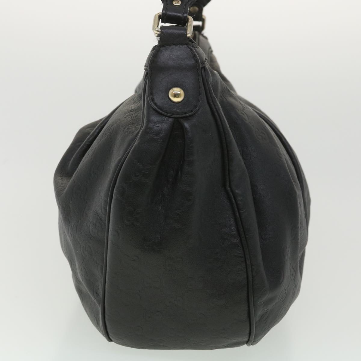 GUCCI Guccissima Shoulder Bag Black 232955 tb522