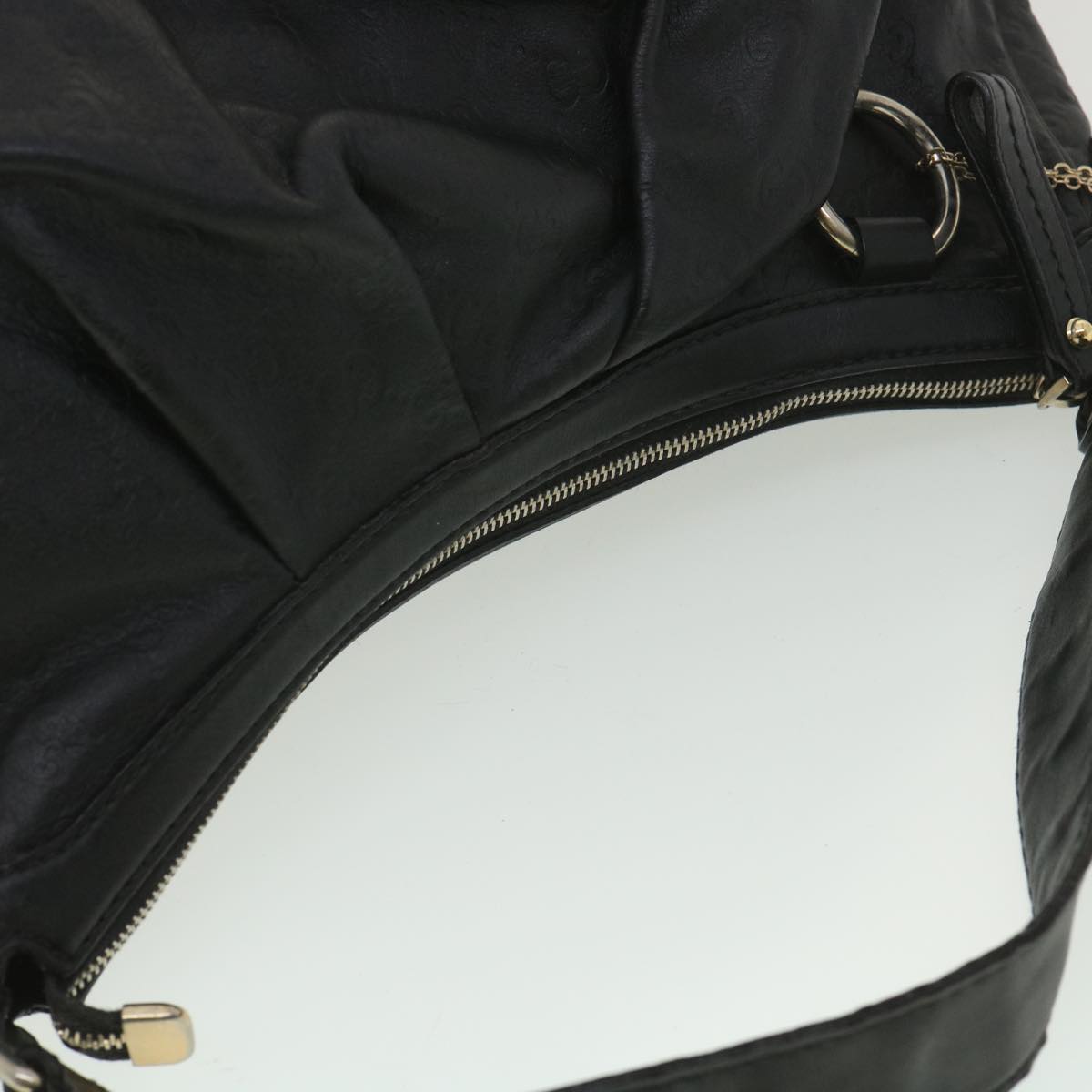 GUCCI Guccissima Shoulder Bag Black 232955 tb522