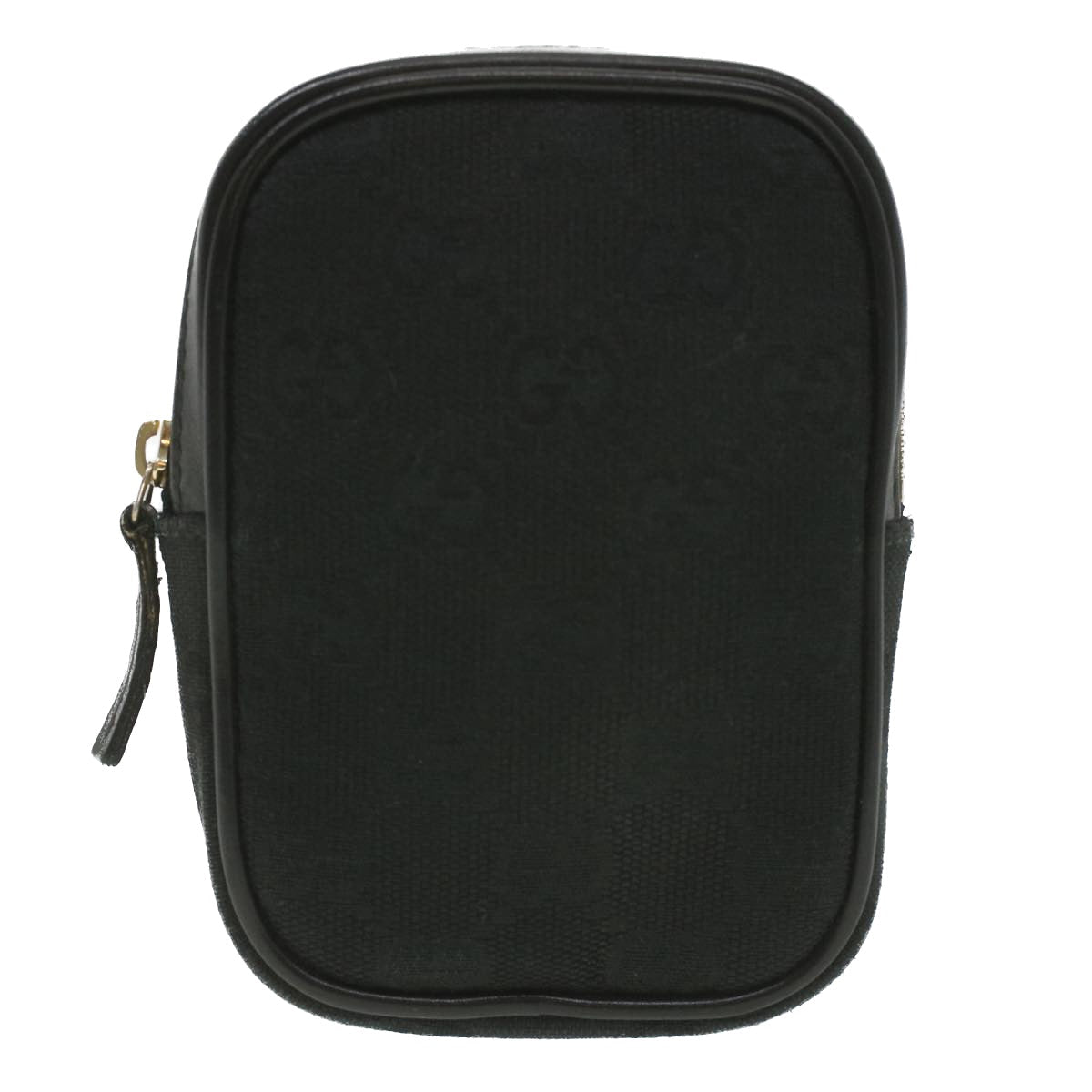 GUCCI GG Canvas Cigarette Case Black 115249 tb530