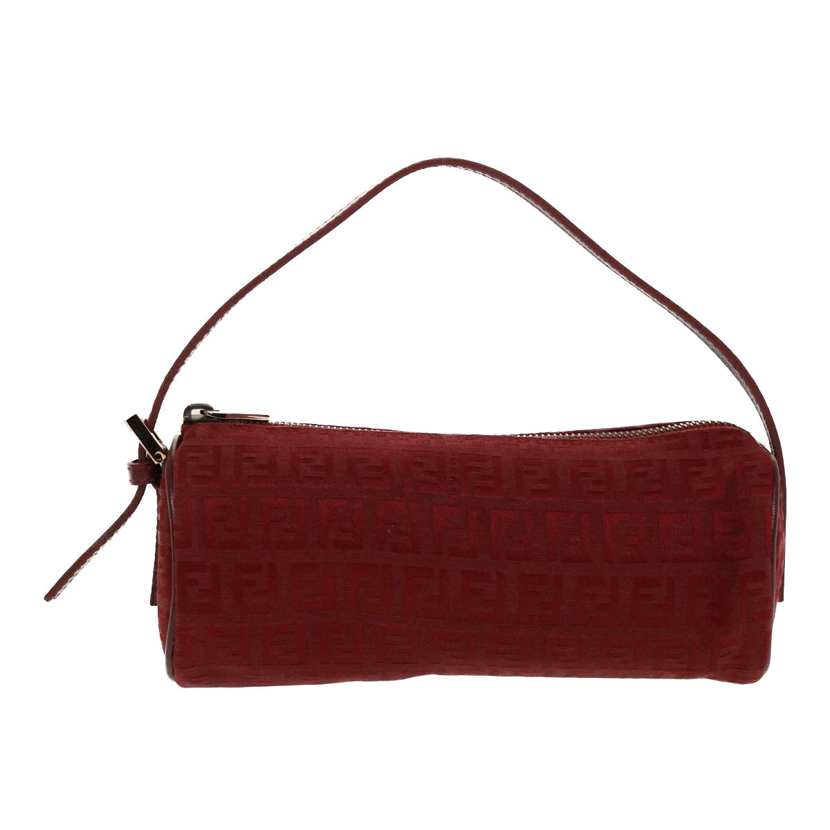 FENDI Zucchino Canvas Pouch Red tb640
