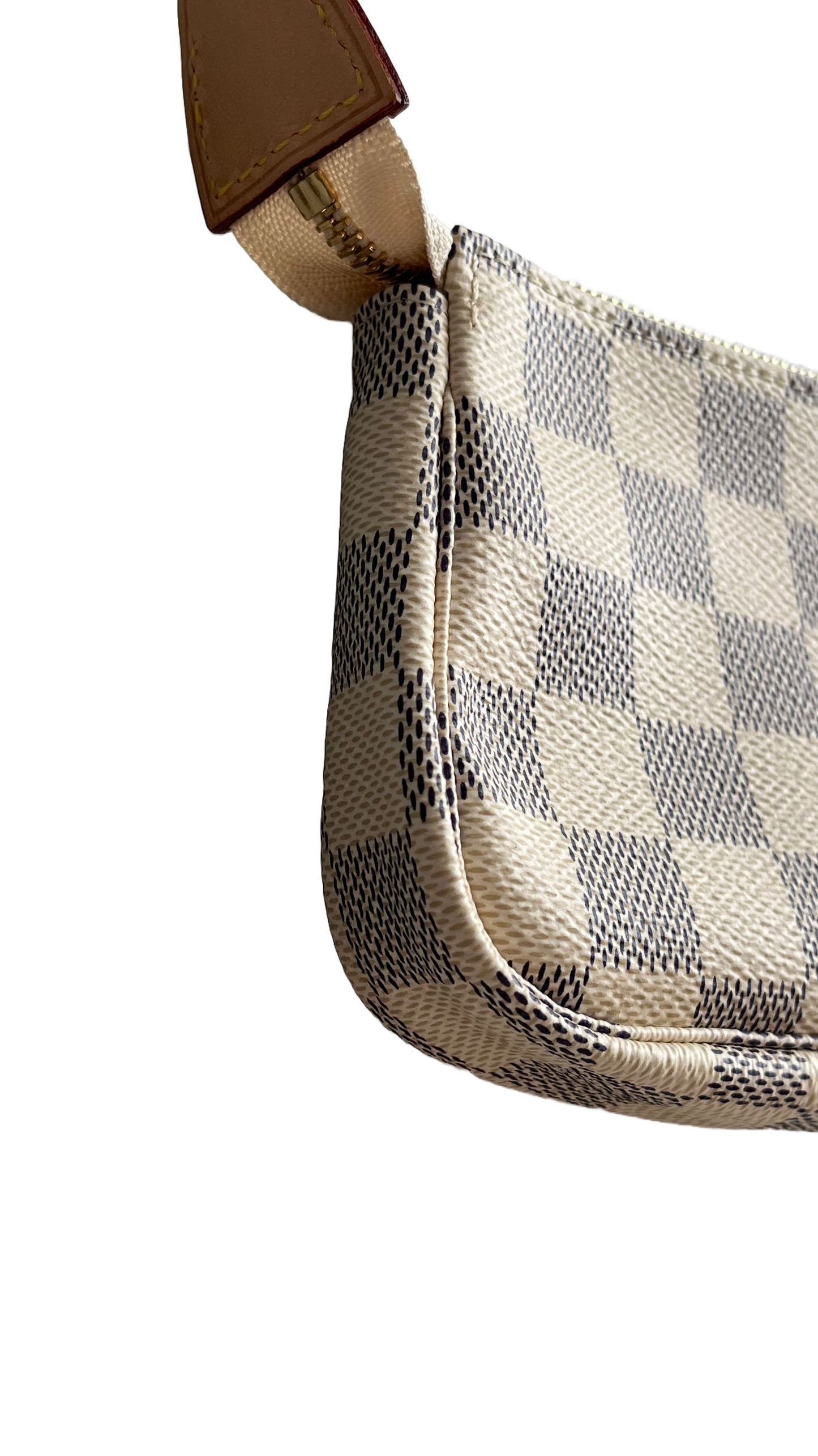 Louis Vuitton Mini Pochette Accessories Damier Azur
