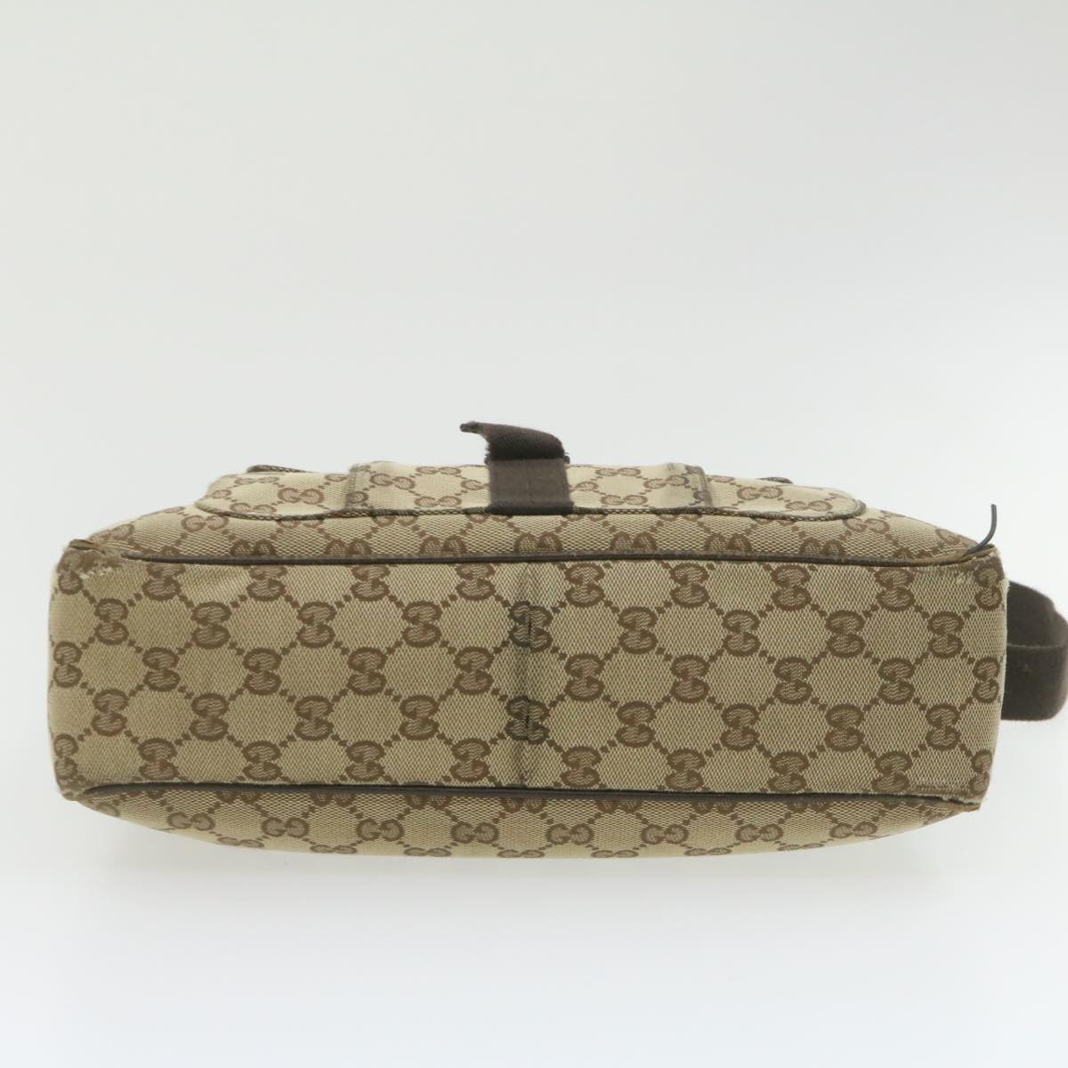 GUCCI Web Sherry Line GG Canvas Hand Shoulder Bag 2Set Beige th1038